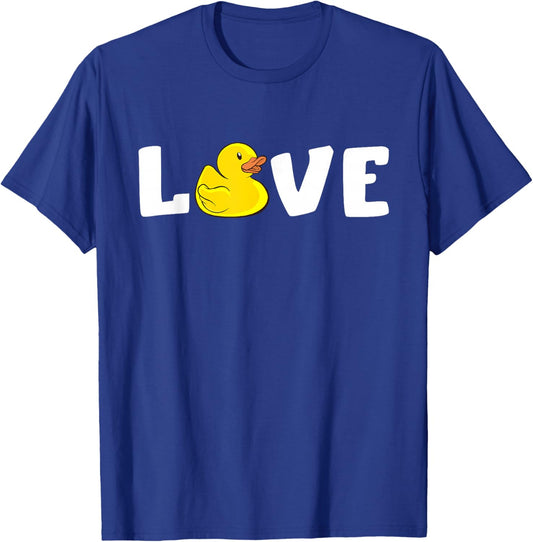 Rubber Duck Cute Duckie Yellow Rubber Ducks Rubber Duck Love T-Shirt - T-Shirt | Royal