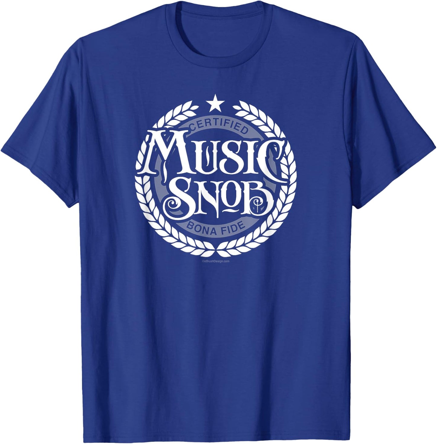 Music Snob - funny music lover T-Shirt - T-Shirt | Royal