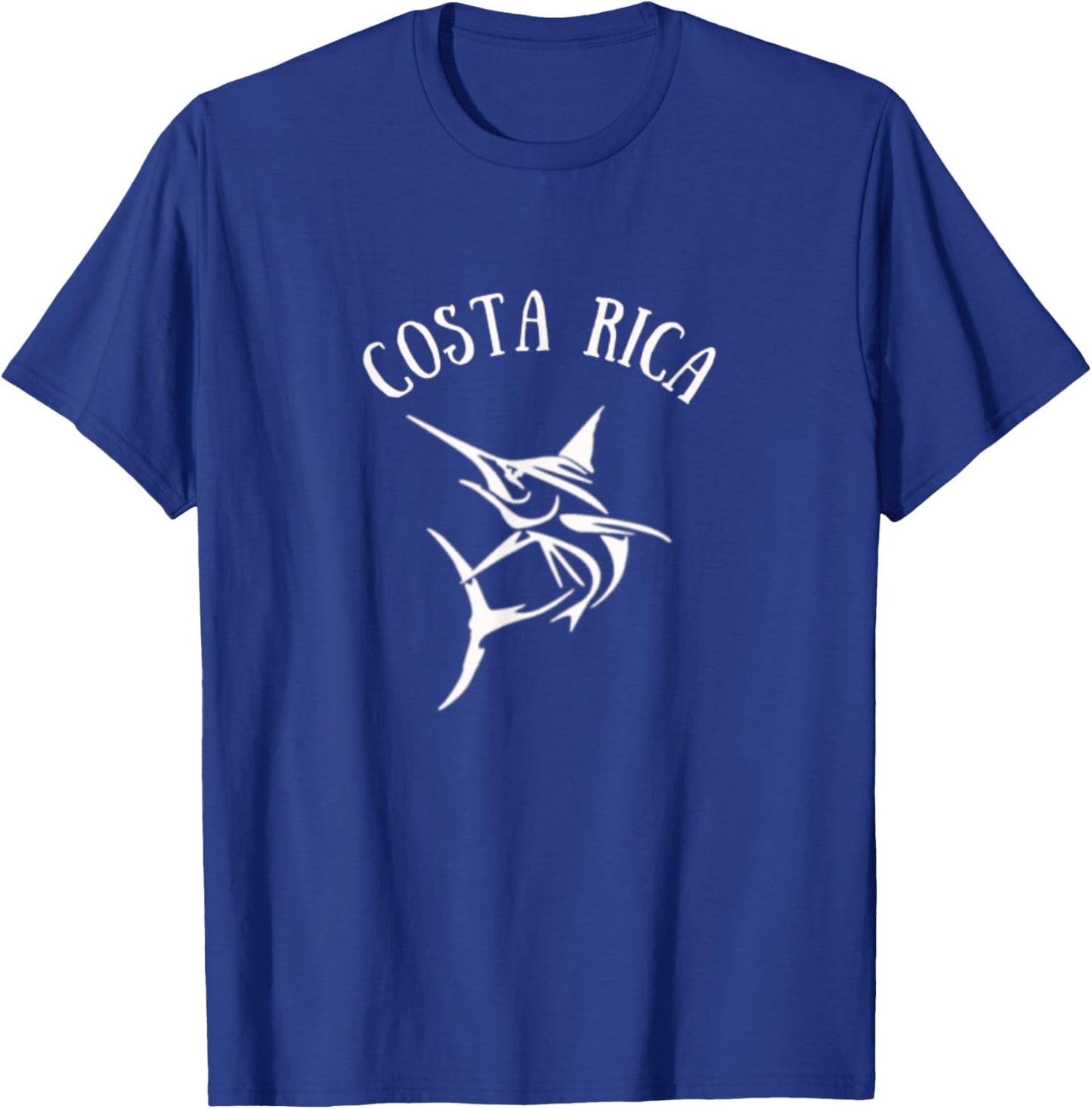 Costa Rica Deep Sea Fishing Jumping Marlin T-Shirt - T-Shirt | Royal