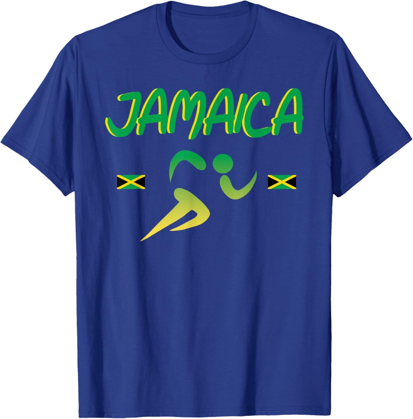 Jamaica Pride Track and Field Running 2021 Souvenir T-Shirt - T-Shirt | Royal