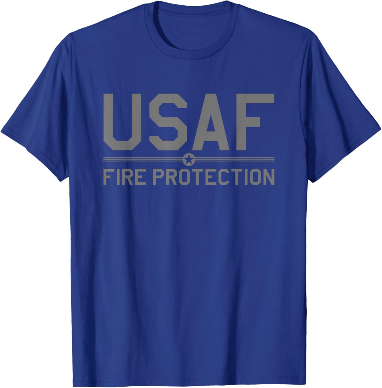 Us Air Force Usaf Fire Protection Rescue Hazmat T-Shirt - T-Shirt | Royal