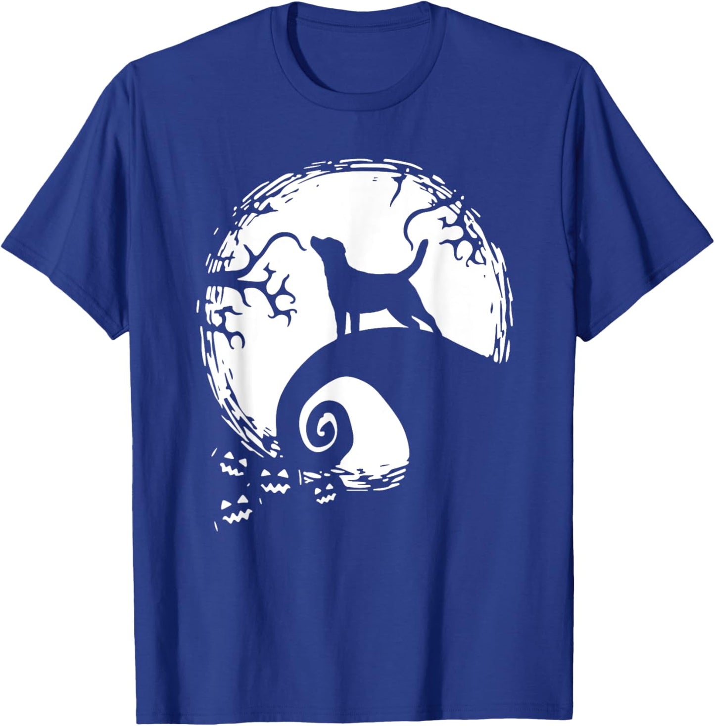 Labrador Retriever And Moon Halloween T-Shirt - T-Shirt | Royal