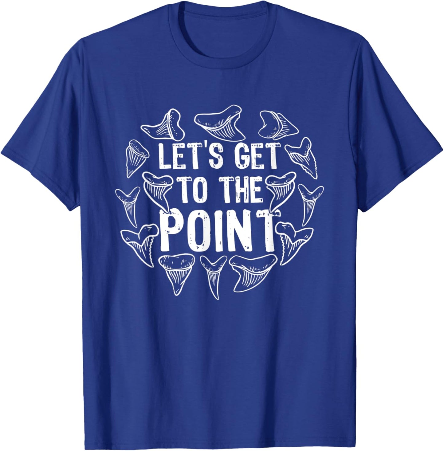 Fossil Shark Teeth Collecting Fossil Hunter Paleontologist T-Shirt - T-Shirt | Royal