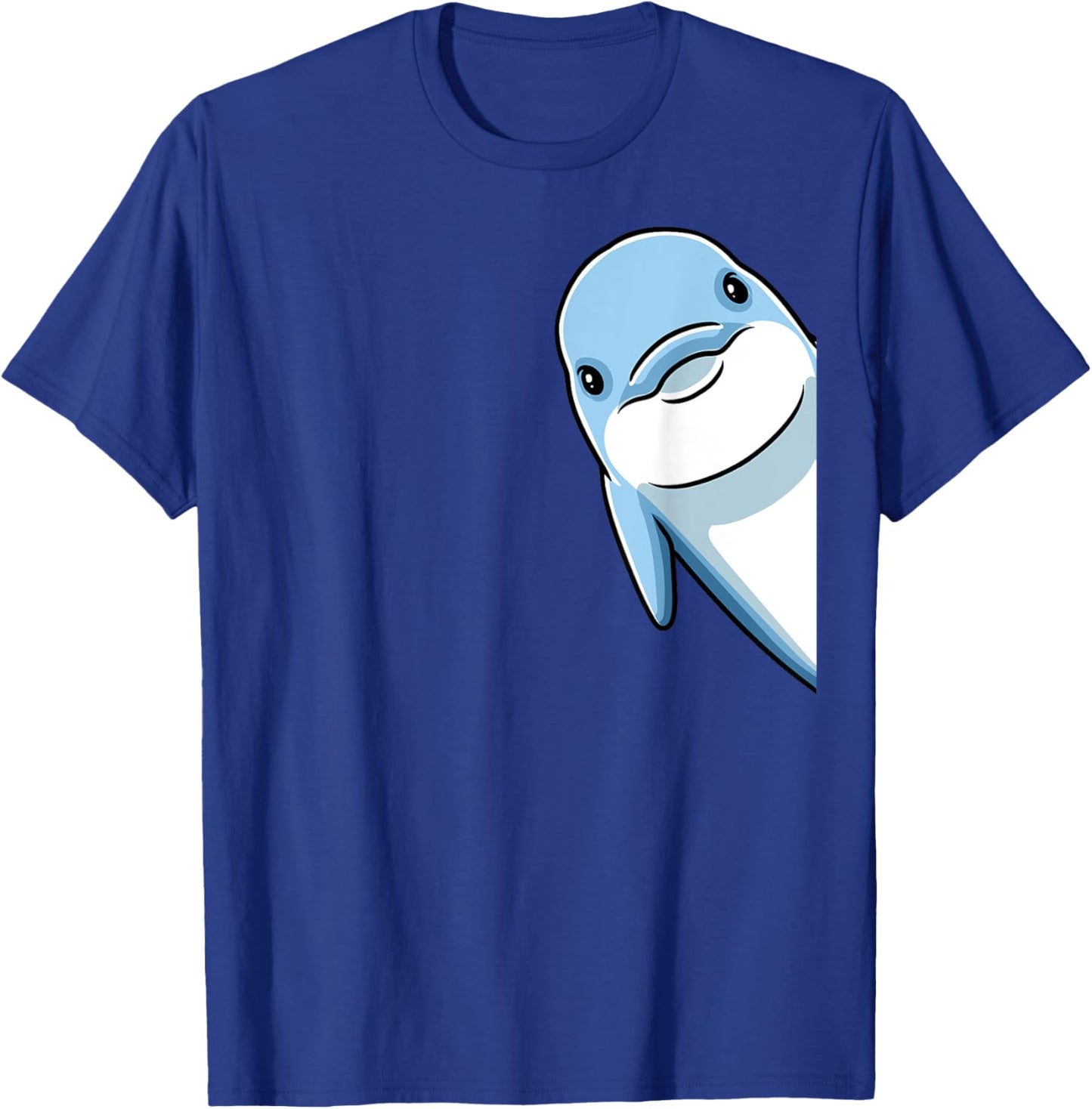 Dolphin Cute Dolphins T-Shirt - T-Shirt | Royal