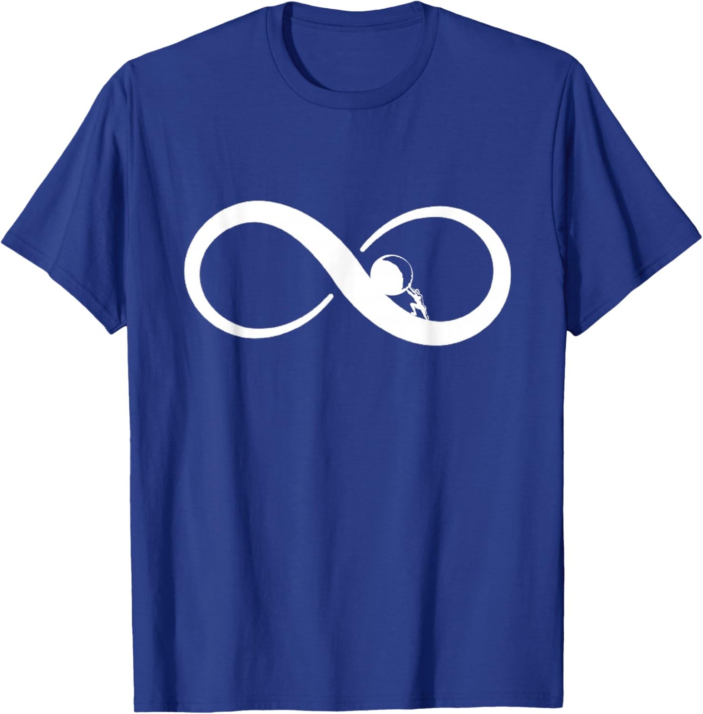 Sisyphus Infinity Symbol T-Shirt - T-Shirt | Royal