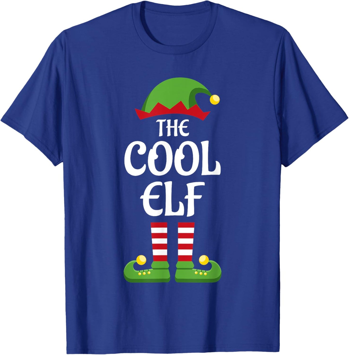 Cool Elf Family Matching Group Christmas T-Shirt - T-Shirt | Royal