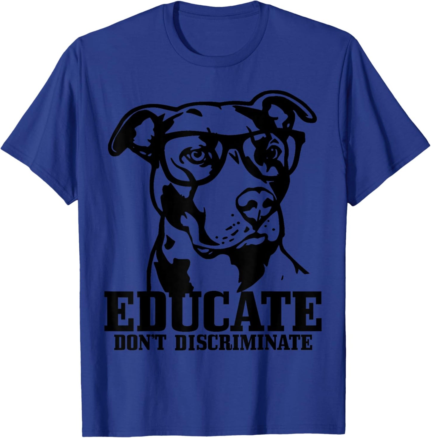 Pitbull Funny Dog Pitbull Mama Papa T-Shirt - T-Shirt | Royal