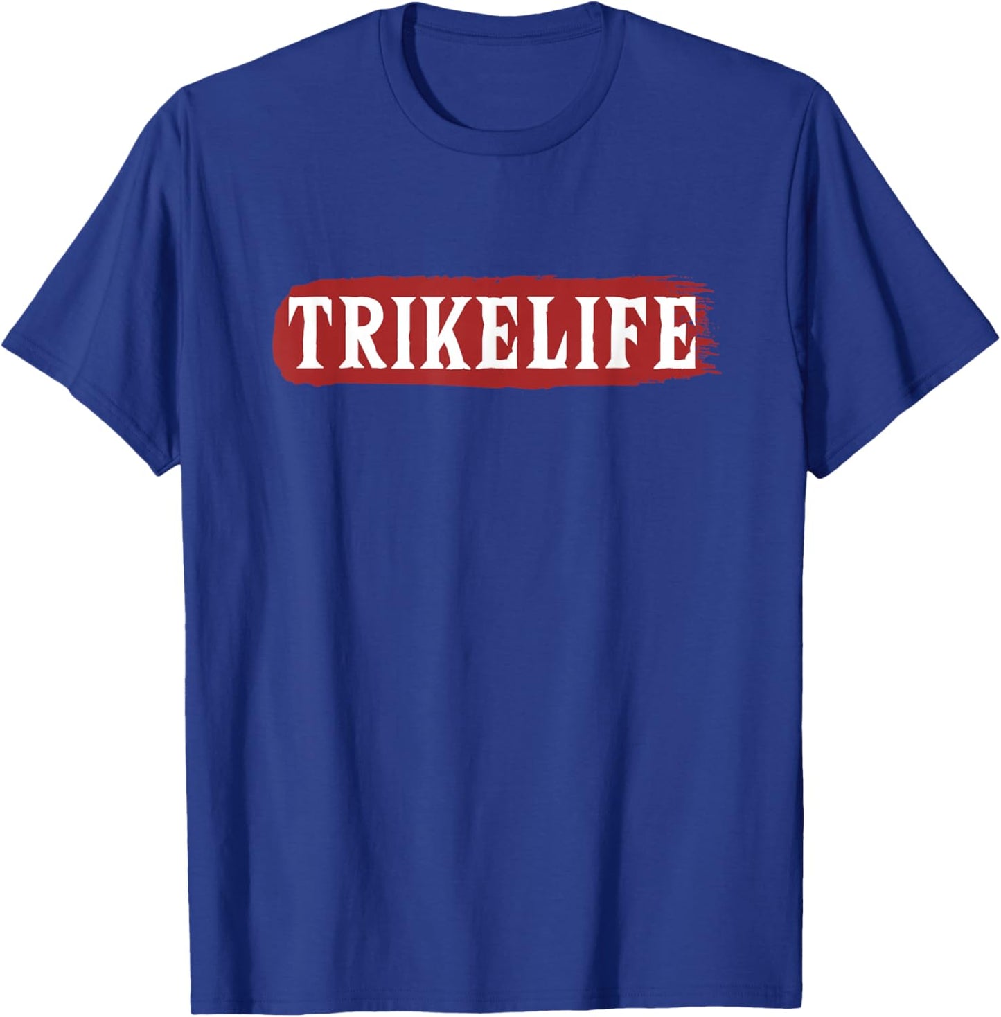Trikelife Three-Wheeled Motorcycle Motorbike Triker Trike T-Shirt - T-Shirt | Royal
