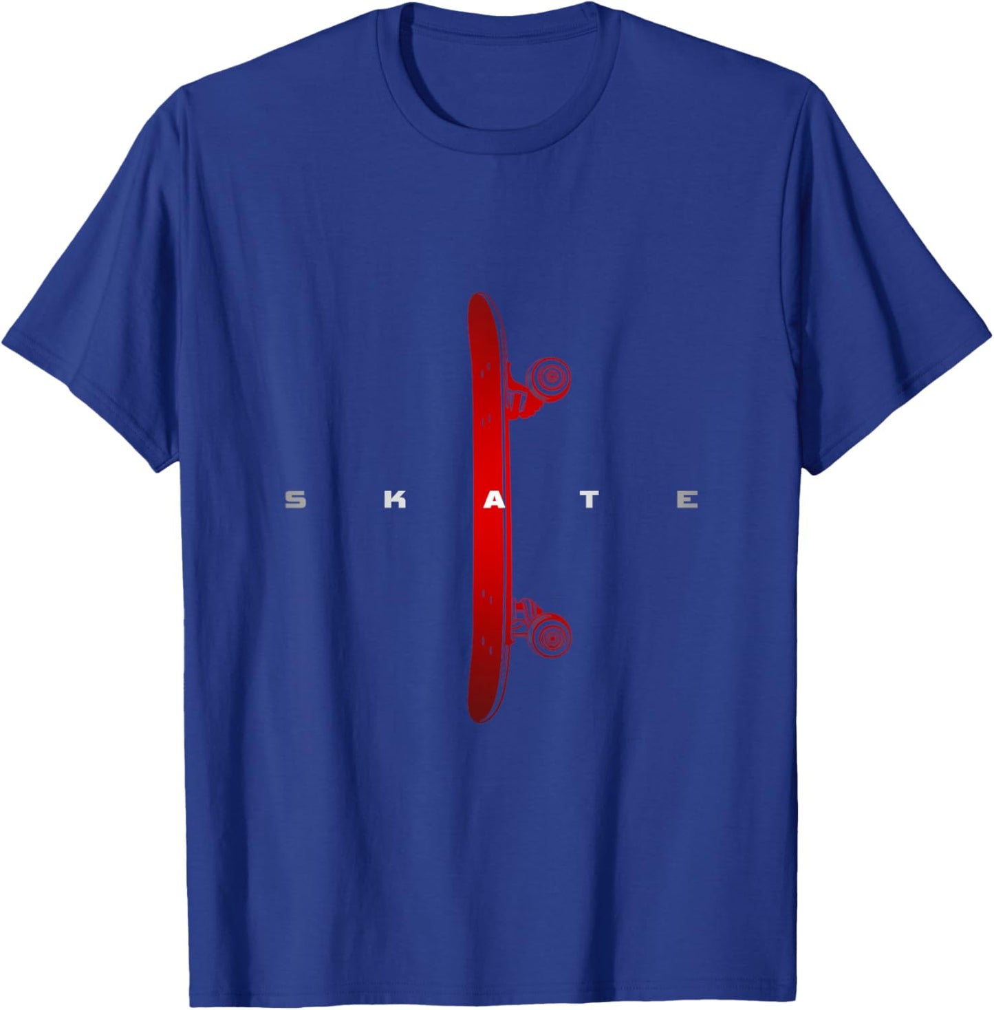 Skateboarding Skateboard Apparel - Skateboarder Skateboard T-Shirt - T-Shirt | Royal