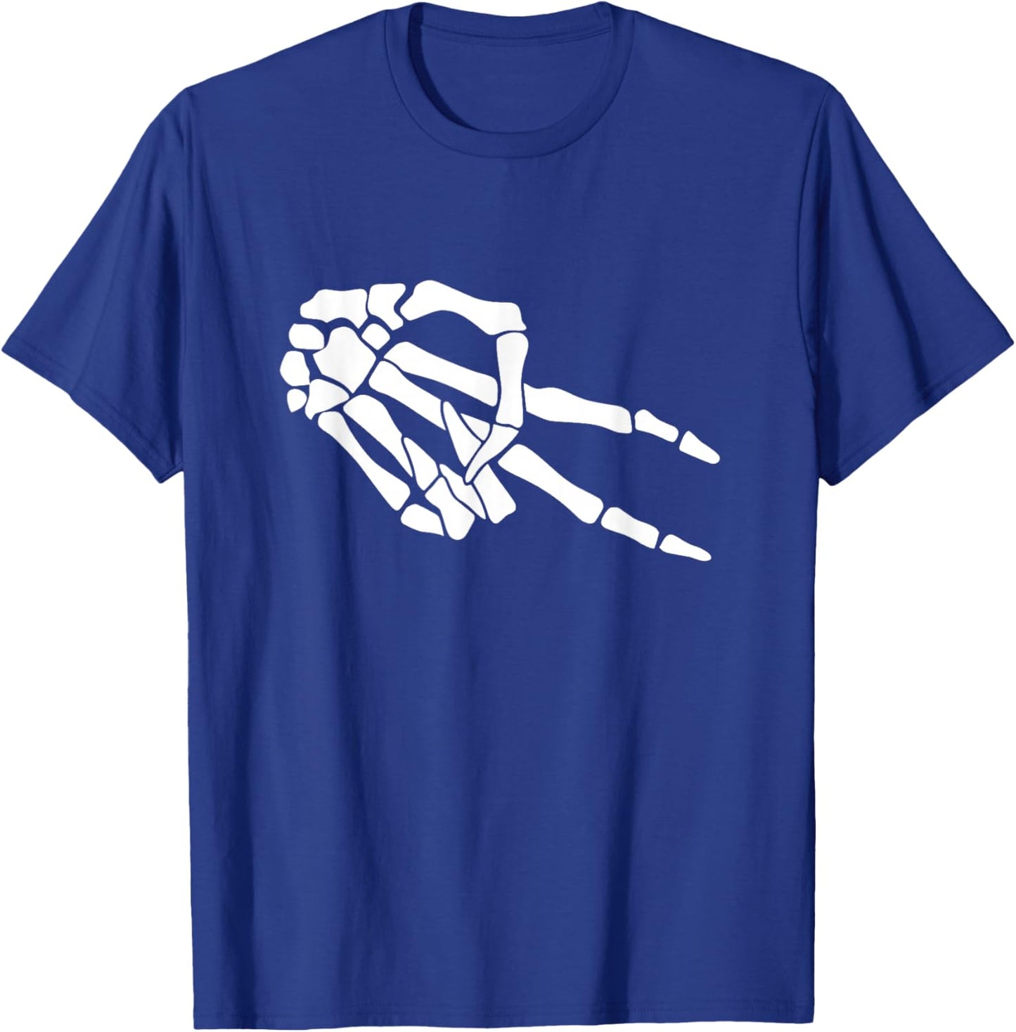 Unique Biker Wave Skeleton Hand For Motorcycle Riders T-Shirt - T-Shirt | Royal