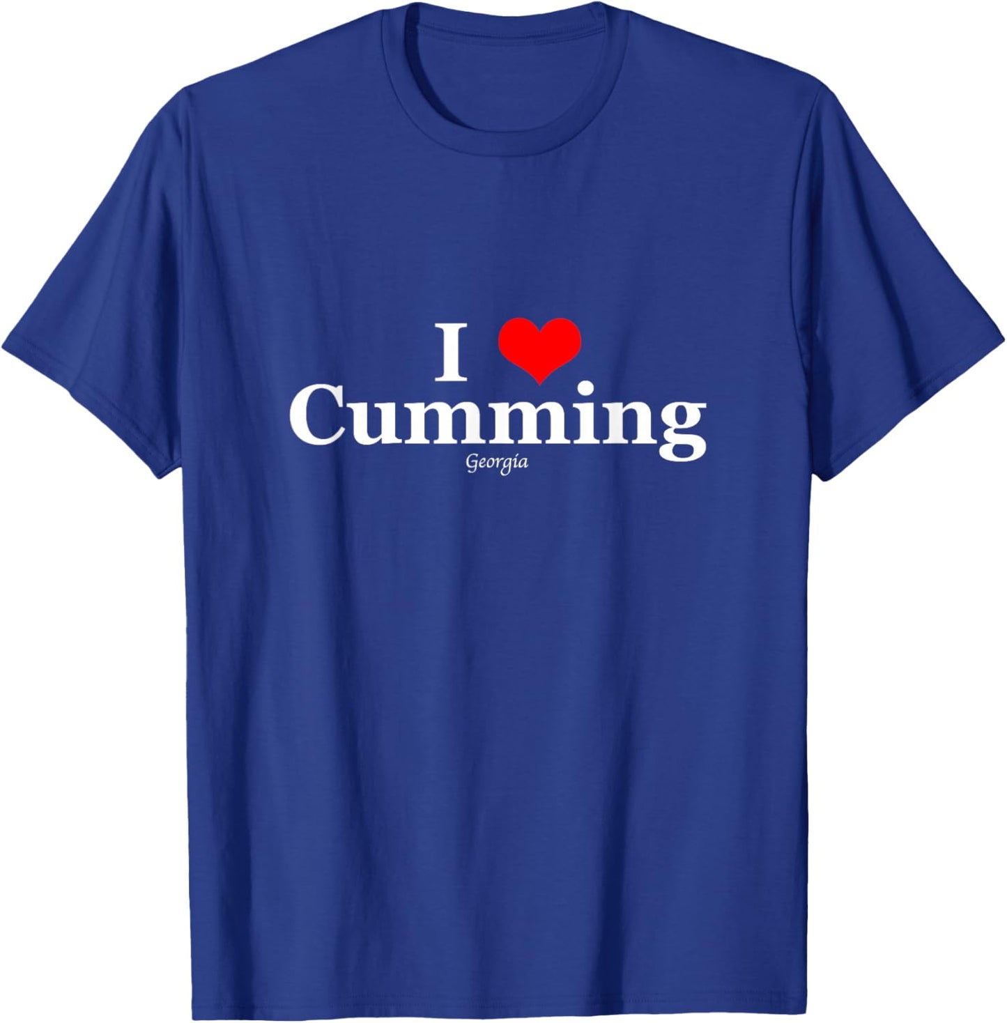 I Heart Cumming, Georgia T-Shirt - T-Shirt | Royal