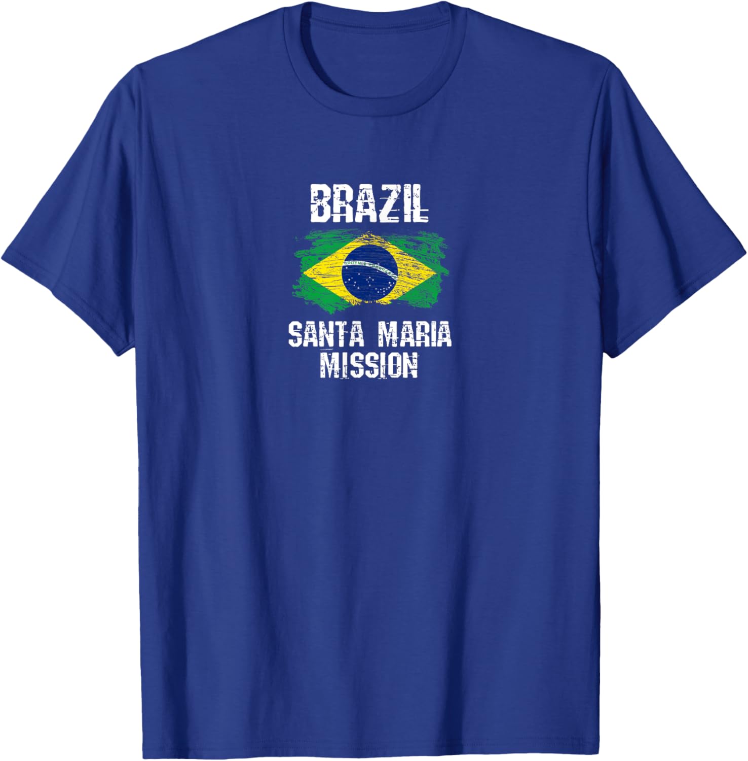 Brazil Santa Maria Mission T-Shirt - T-Shirt | Royal