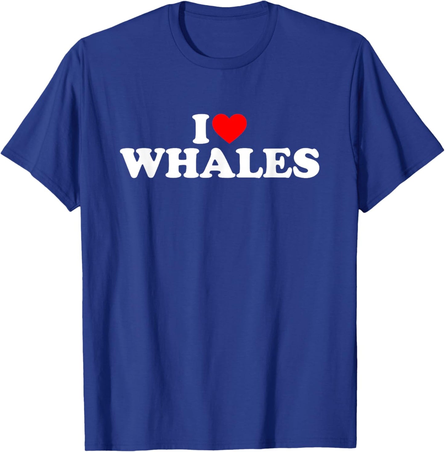 I Love Whales T-Shirt - T-Shirt | Royal