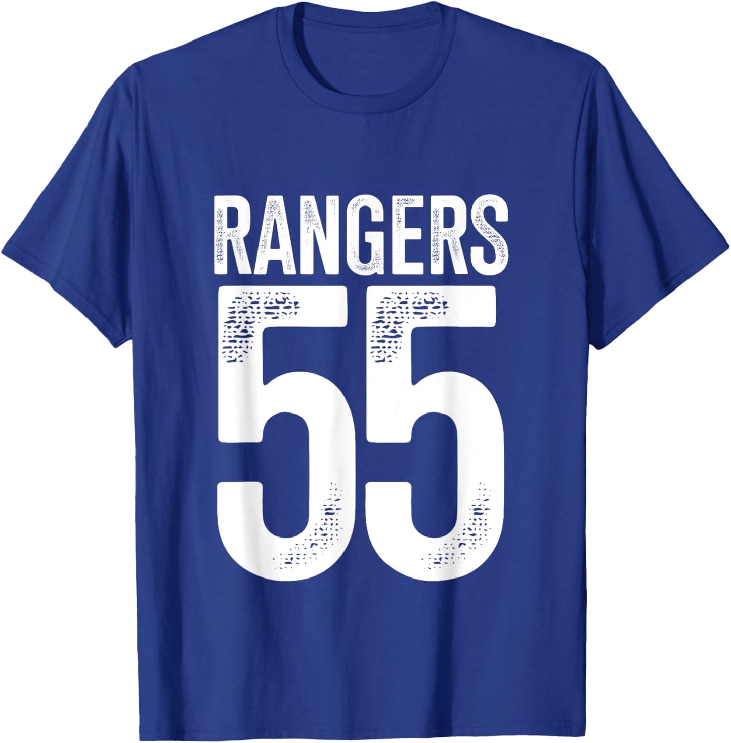 RFC 55th Scottish Premiership Winners Rangers Champion55 T-Shirt - T-Shirt | Royal