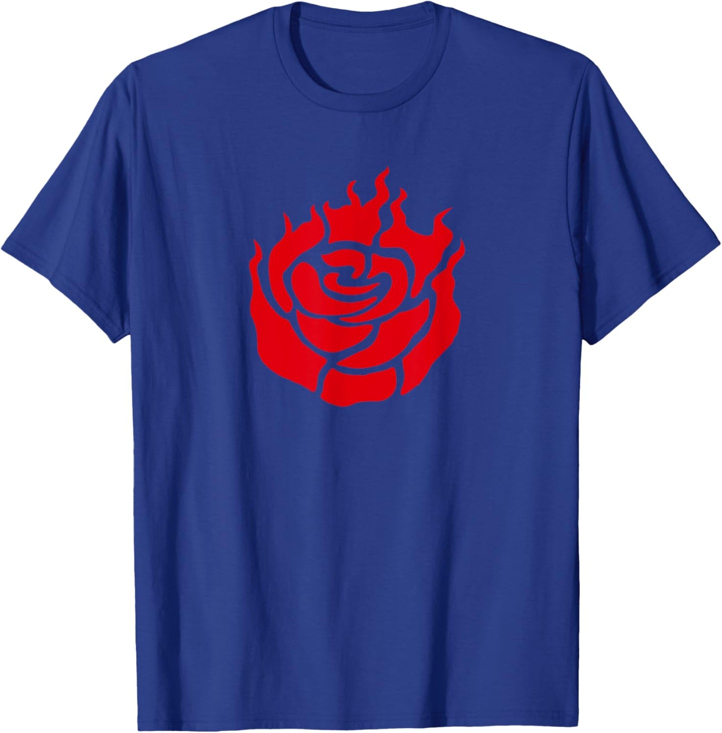 Flame Red Flower Love Passion Floral Graphic Plant Design T-Shirt - T-Shirt | Royal