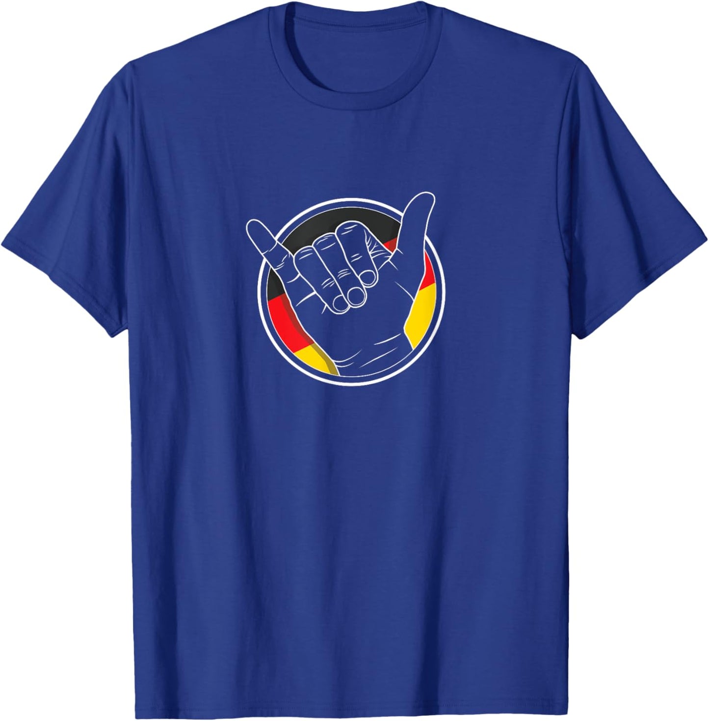 Hang ten / Vdub Greeting / Shaka wave - Air cooled Life T-Shirt - T-Shirt | Royal