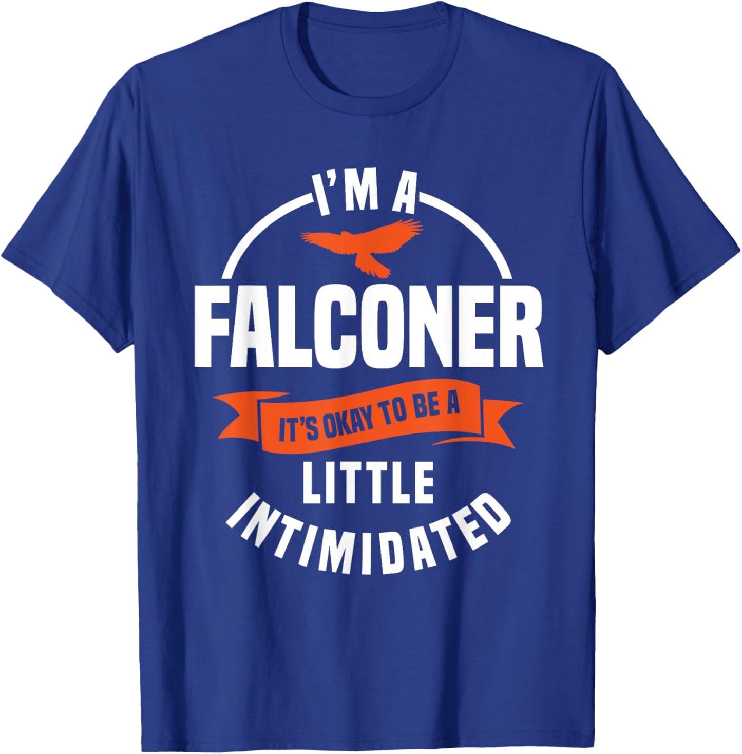Falconer Gamehawking Ornithologist Falcon Hawker Falconry T-Shirt - T-Shirt | Royal