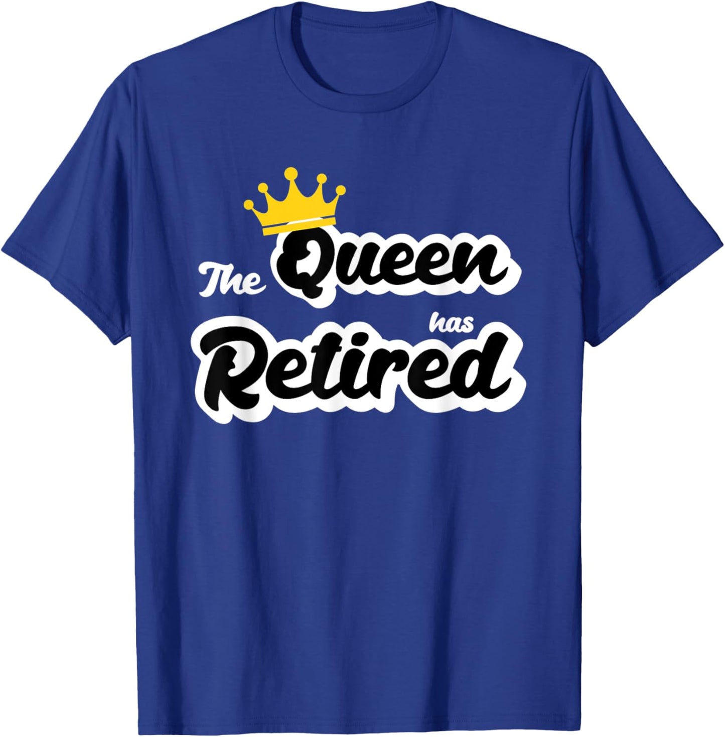 Retirement Last Day Of Work Funny Goodbye Retired T-Shirt - T-Shirt | Royal