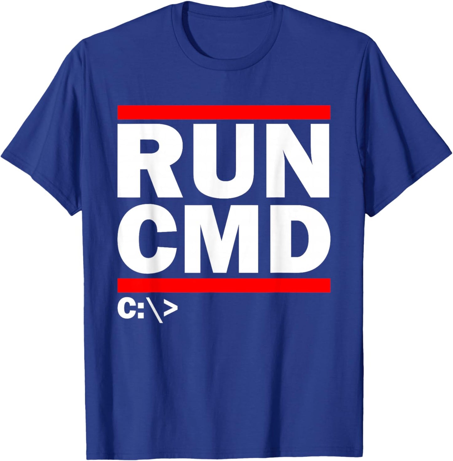 Admins Programmers Run CMD T-Shirt - T-Shirt | Royal