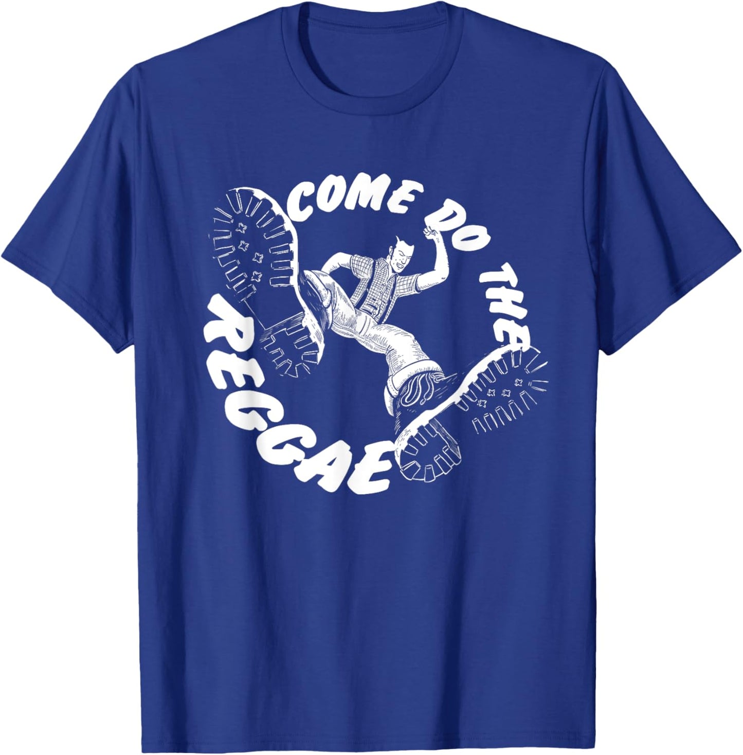 Traditional Skinhead Reggae Shirt - Ska Boss Reggae T-Shirt - T-Shirt | Royal