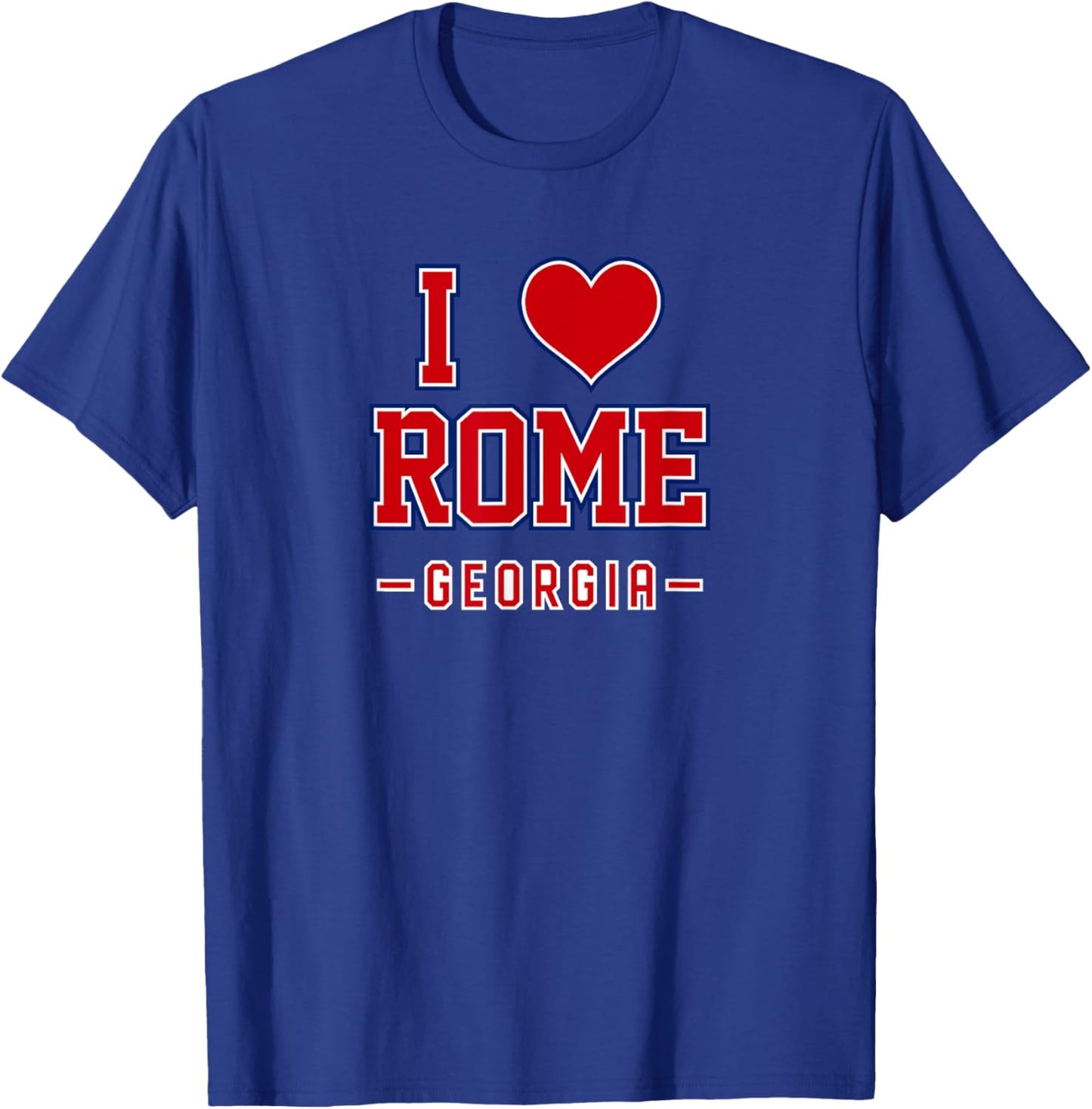 I Love Rome Georgia T-Shirt - T-Shirt | Royal