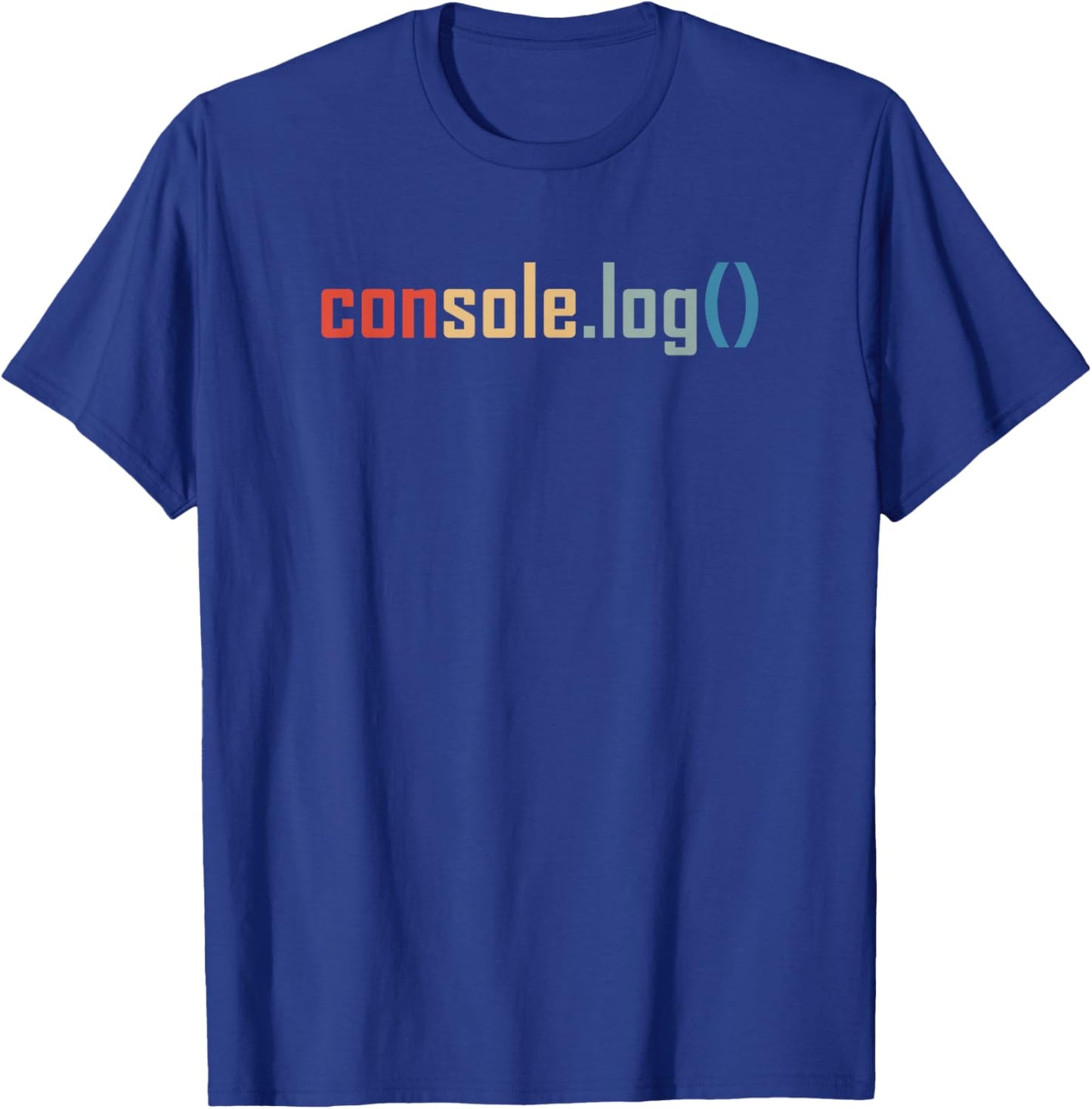 Programming Code Console Log Javascript Debugging Programmer T-Shirt - T-Shirt | Royal
