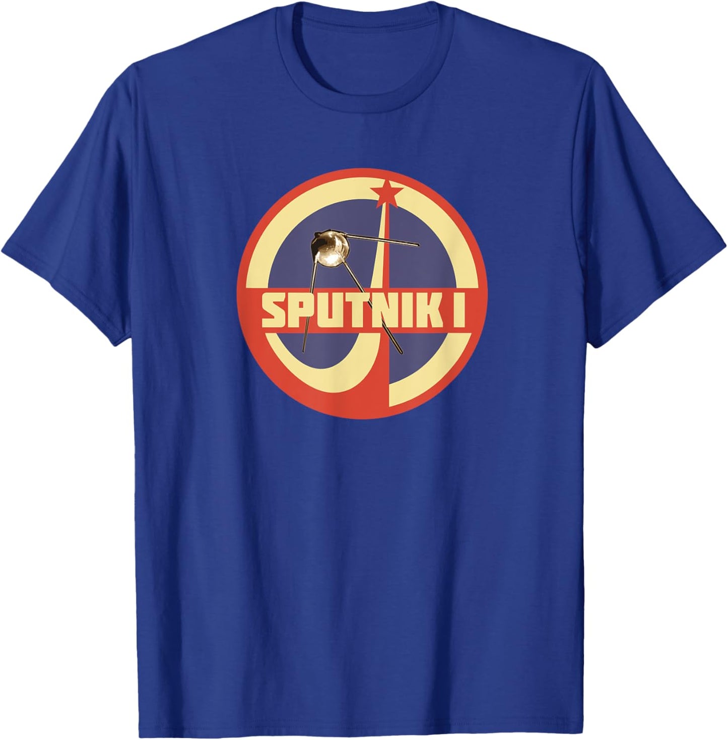 Sputnik Soviet USSR History Moscow Race To Space Astronaut T-Shirt - T-Shirt | Royal