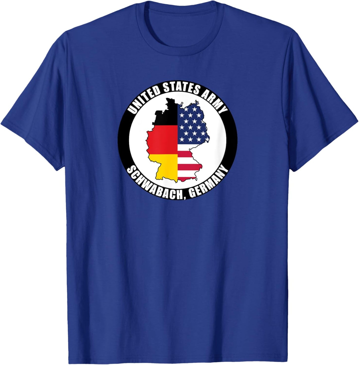 Schwabach Germany United States Army Military Veteran Gift T-Shirt - T-Shirt | Royal