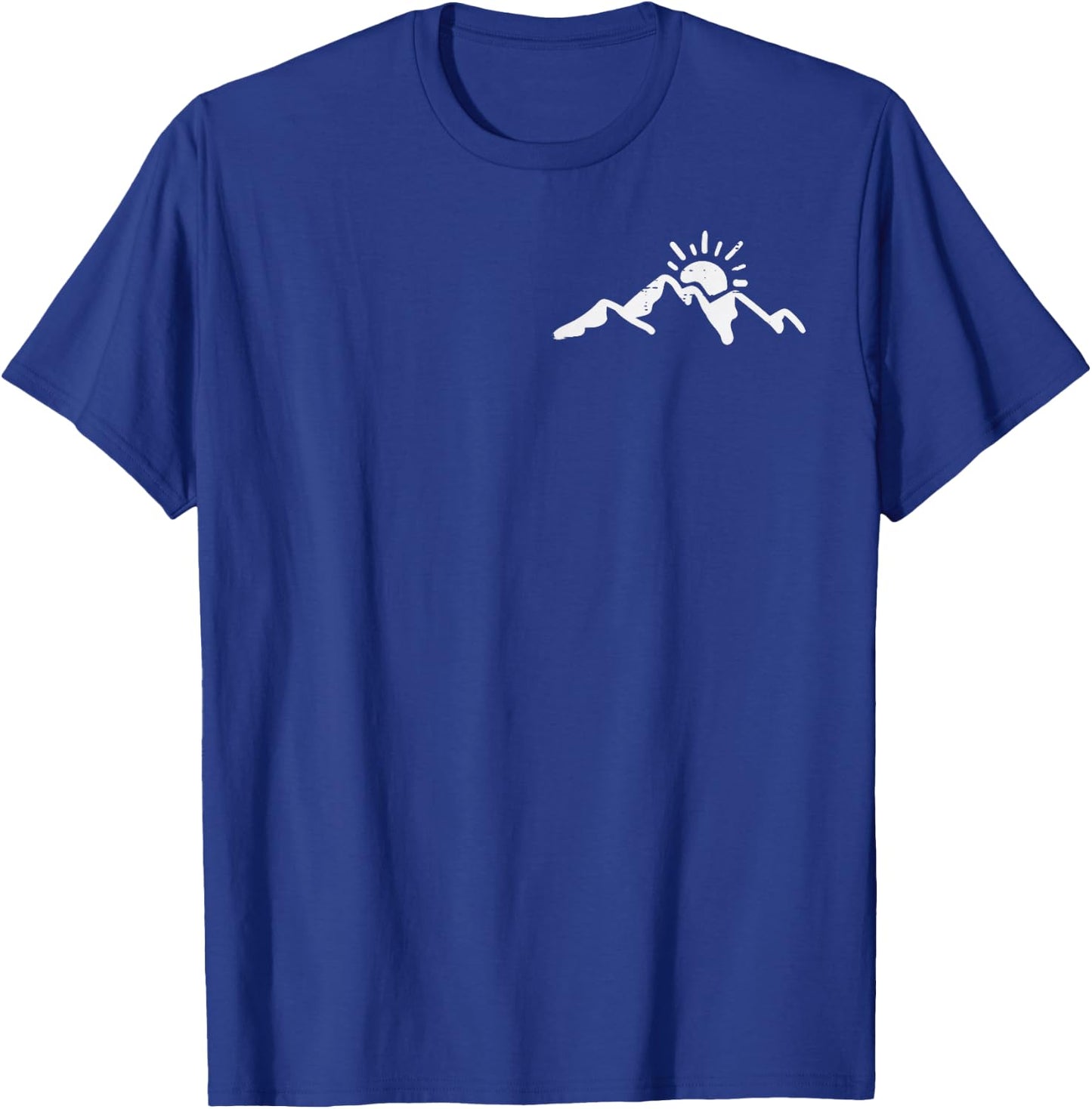 Climbing Mountain Sun Pocket Alpinism Climber Men Women Kids T-Shirt - T-Shirt | Royal