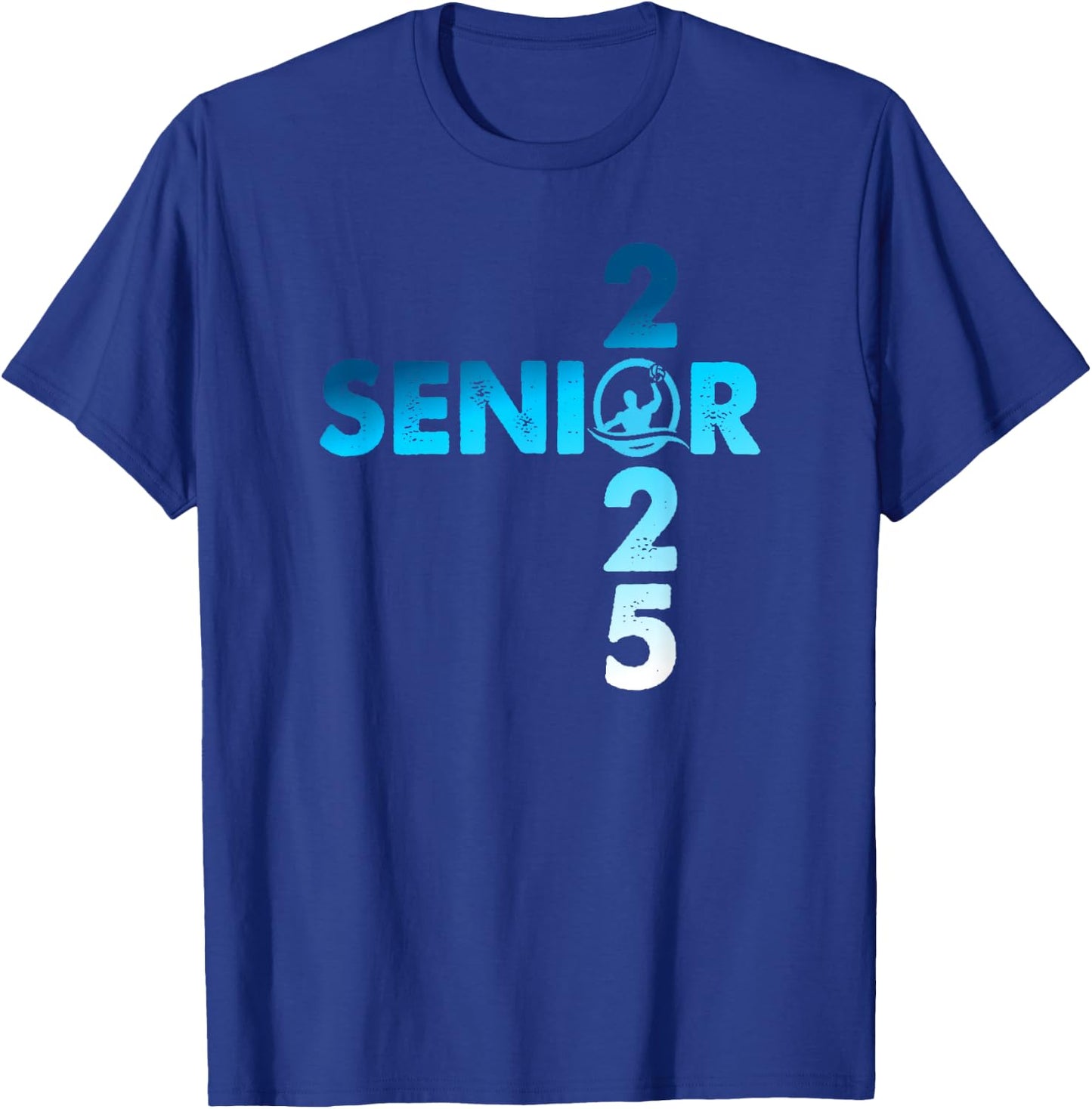 Water Polo Senior Class of 2025 T-Shirt - T-Shirt | Royal