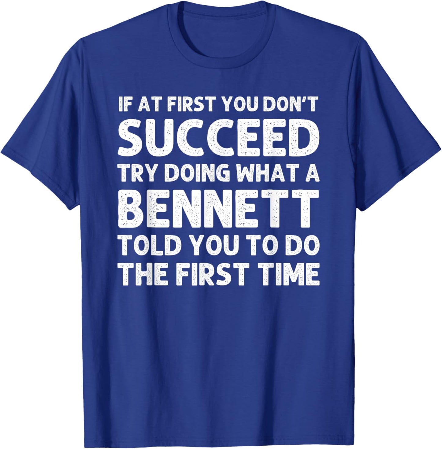 BENNETT Funny Surname Family Tree Birthday Reunion Idea T-Shirt - T-Shirt | Royal