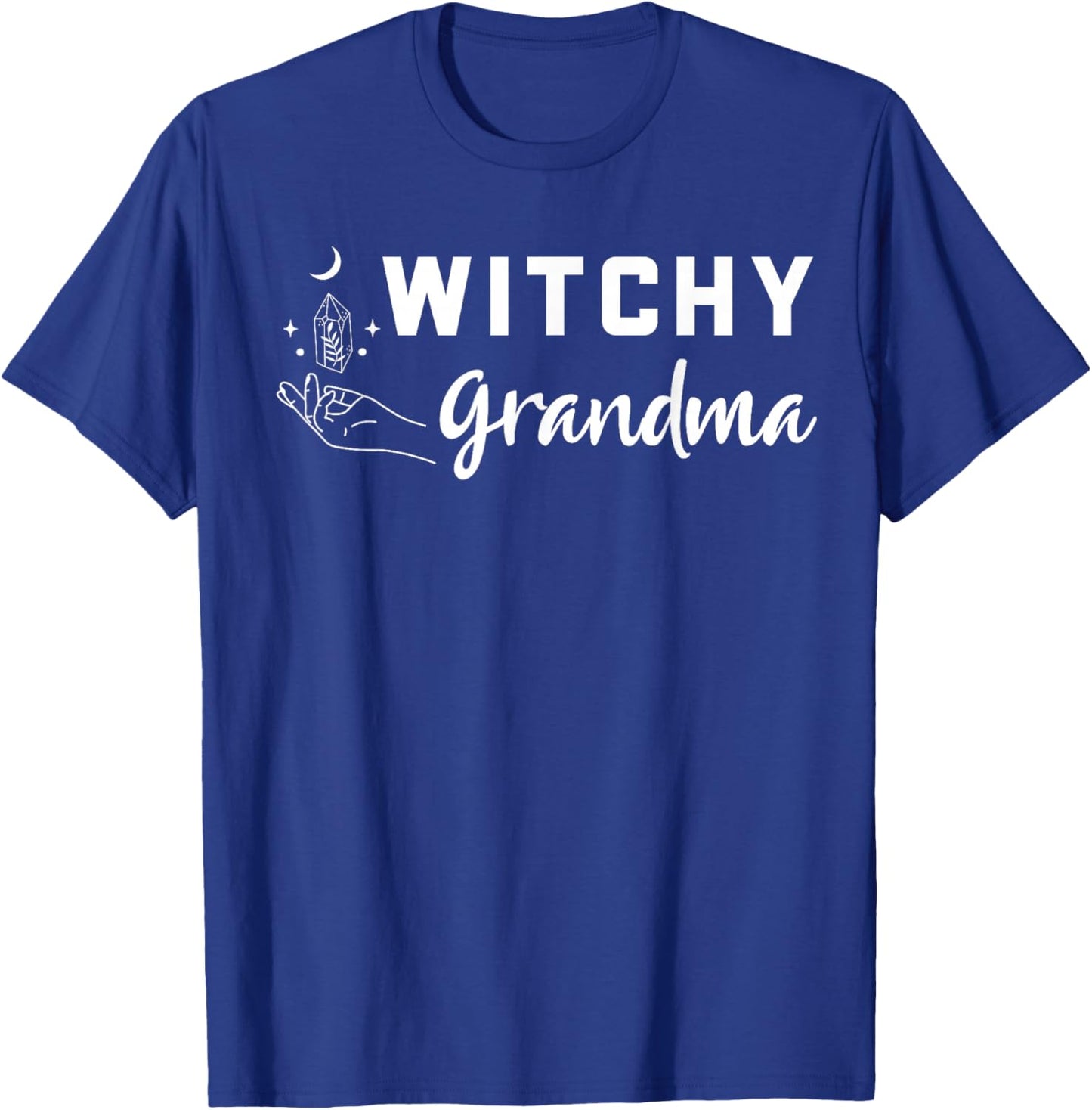 Witchy Grandma Funny Witch Halloween T-Shirt - T-Shirt | Royal