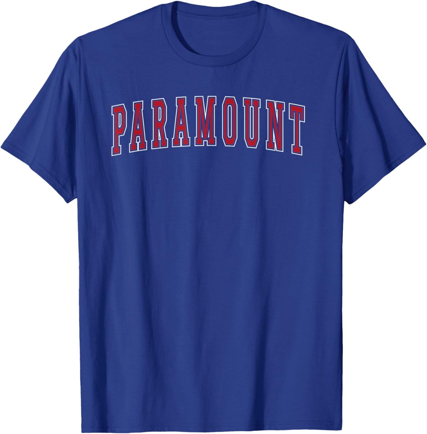 Paramount California Souvenir Vacation College Style Red T-Shirt - T-Shirt | Royal