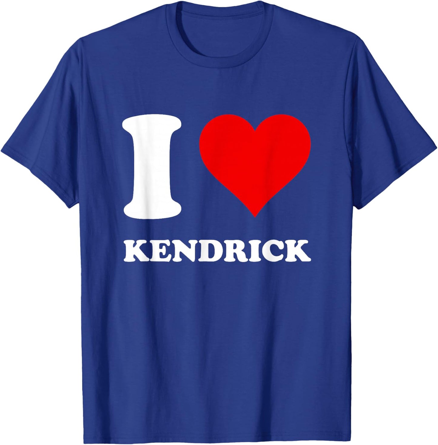 I Love Kendrick T-Shirt - T-Shirt | Royal