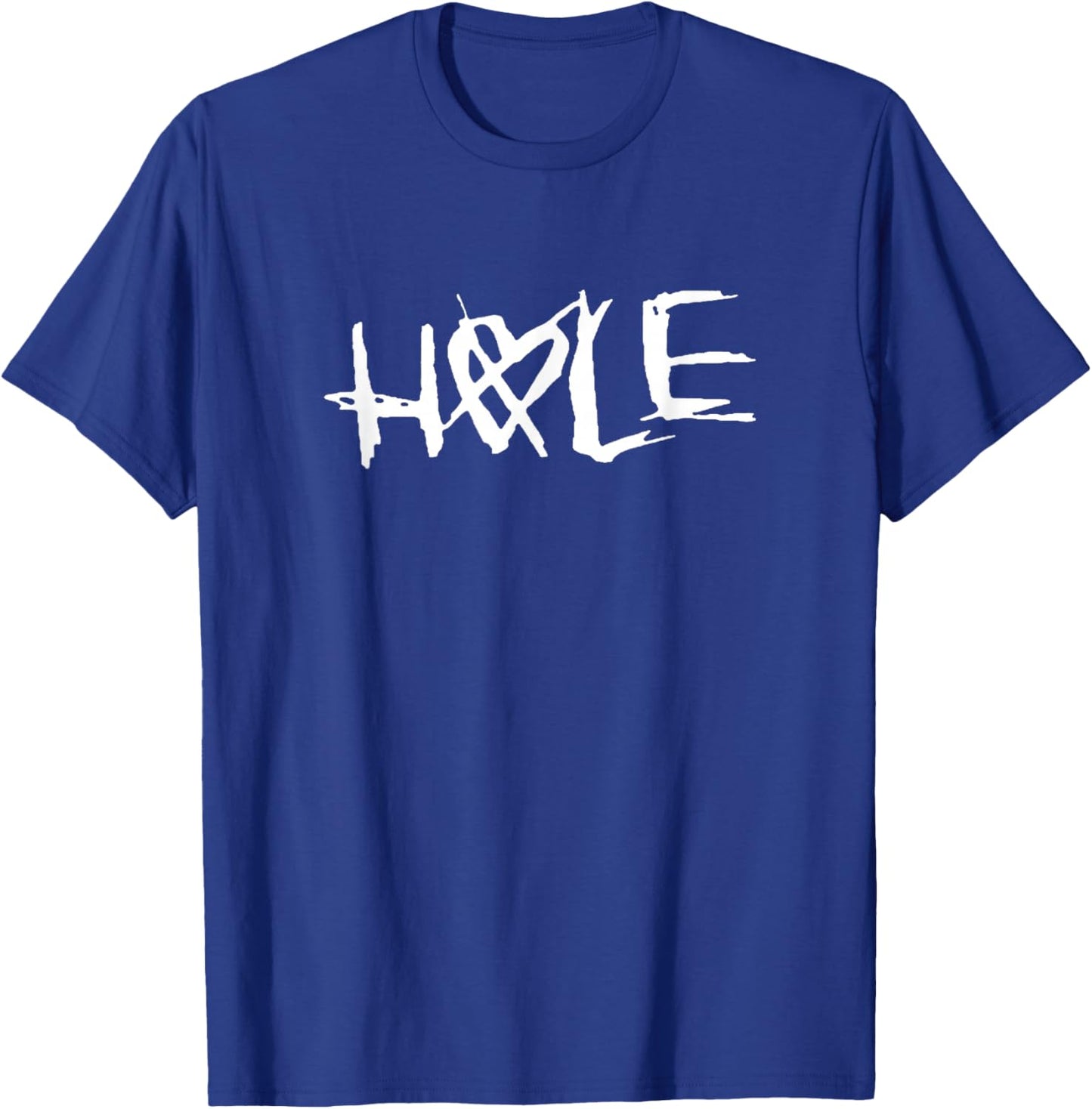 Hole - Heart Logo T-Shirt - T-Shirt | Royal