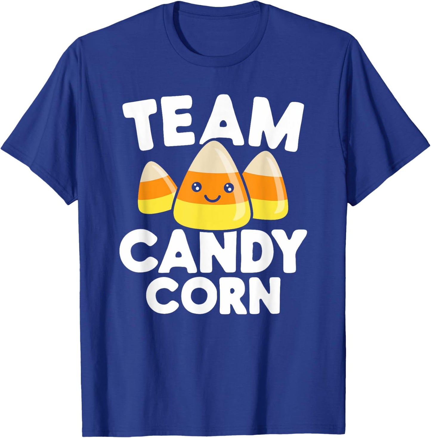 Team Candy Corn Funny Halloween T-Shirt - T-Shirt | Royal