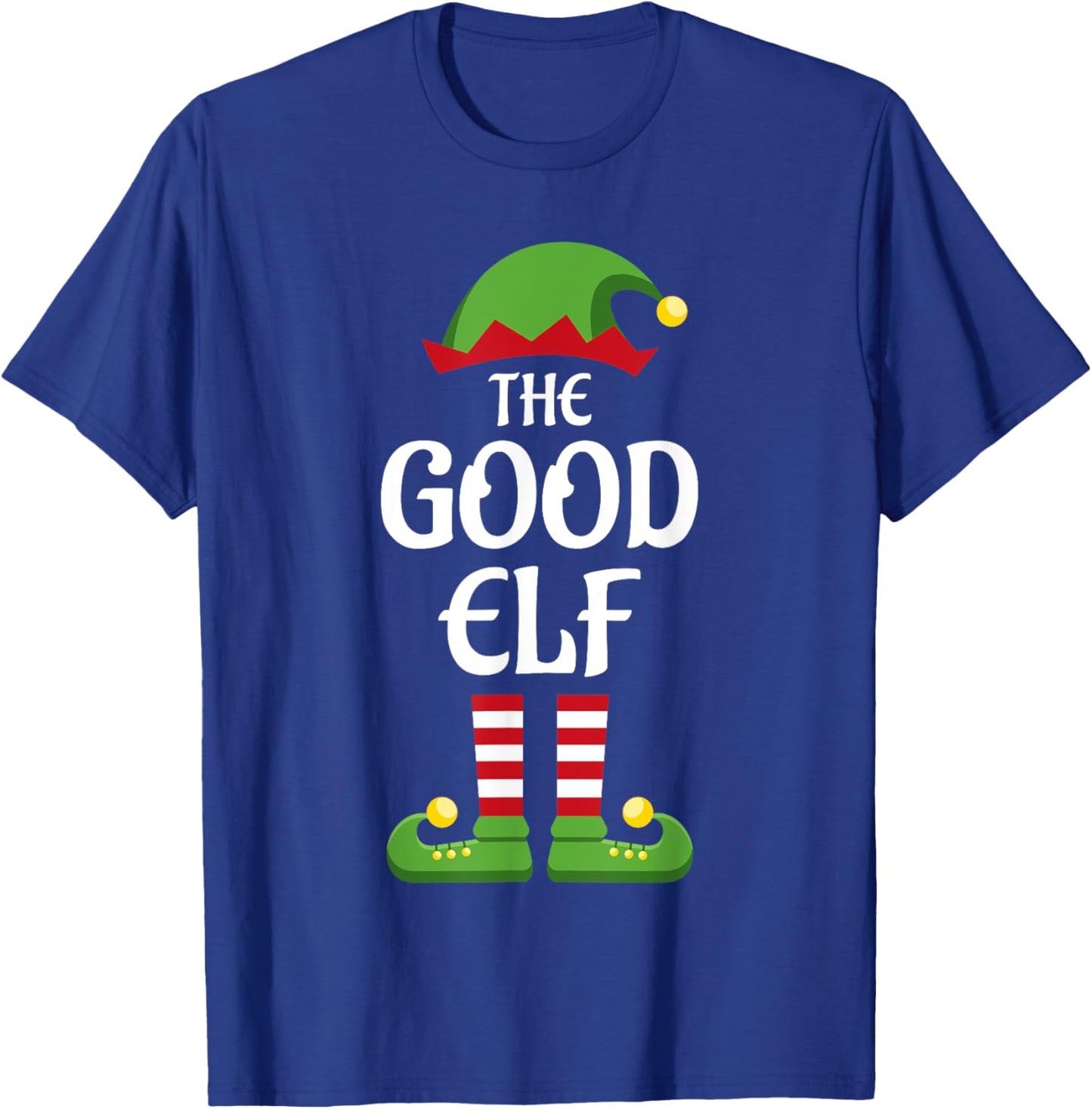 Good Elf Family Matching Group Christmas T-Shirt - T-Shirt | Royal