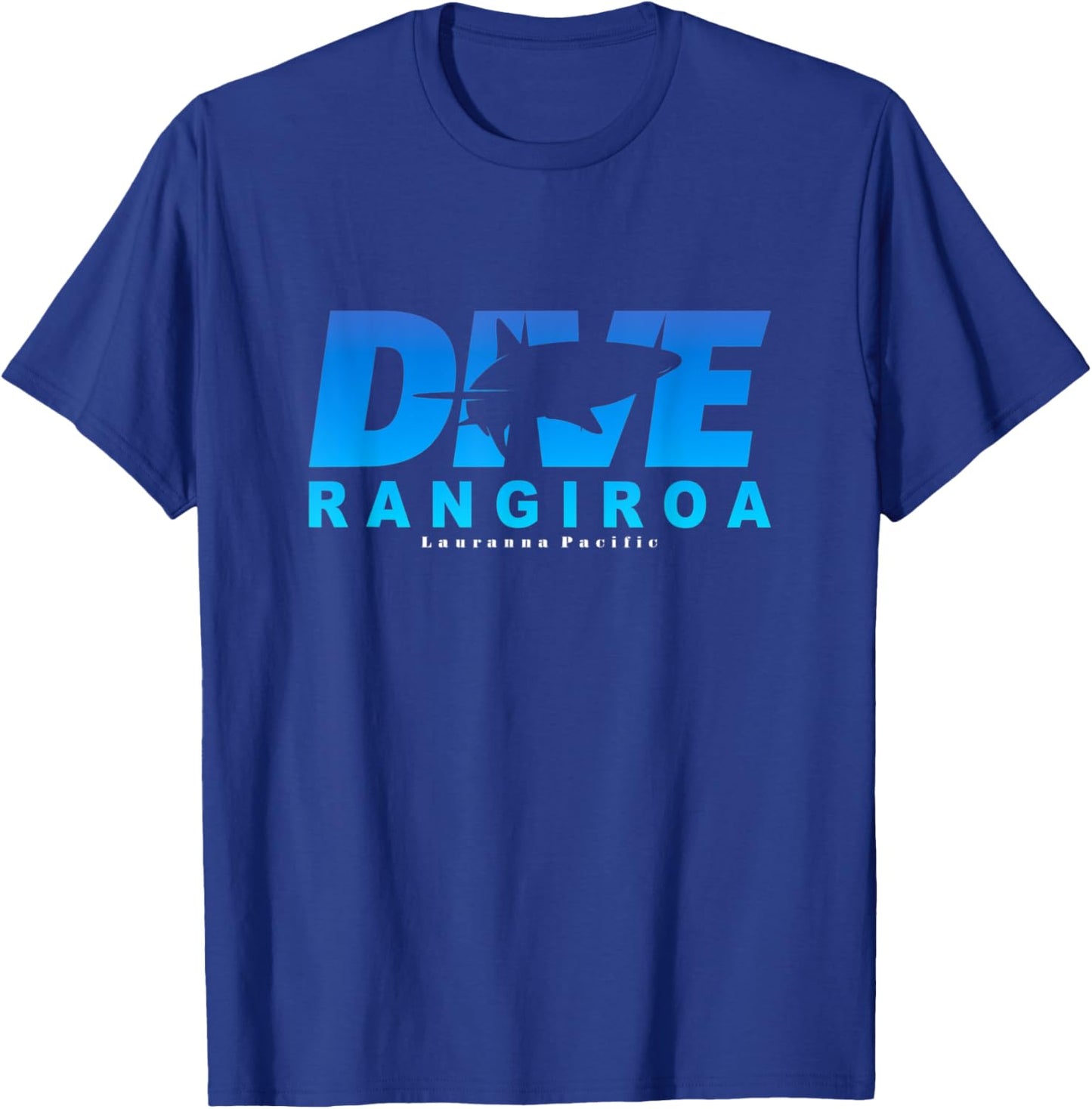Dive Rangiroa with Shark, Scuba Diving at Rangiroa T-Shirt - T-Shirt | Royal