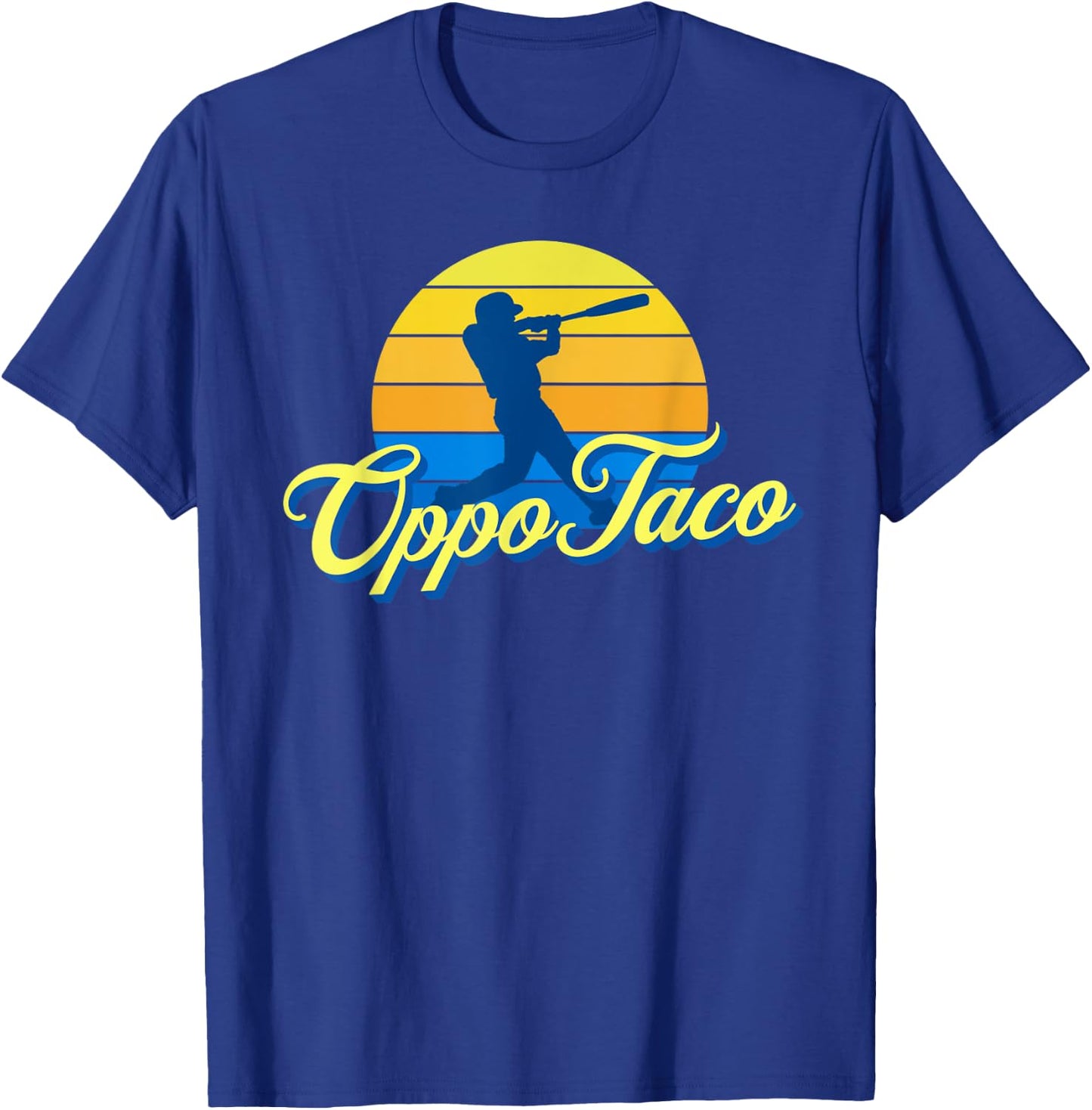 Oppo Taco Home Run Baseball T-Shirt - T-Shirt | Royal