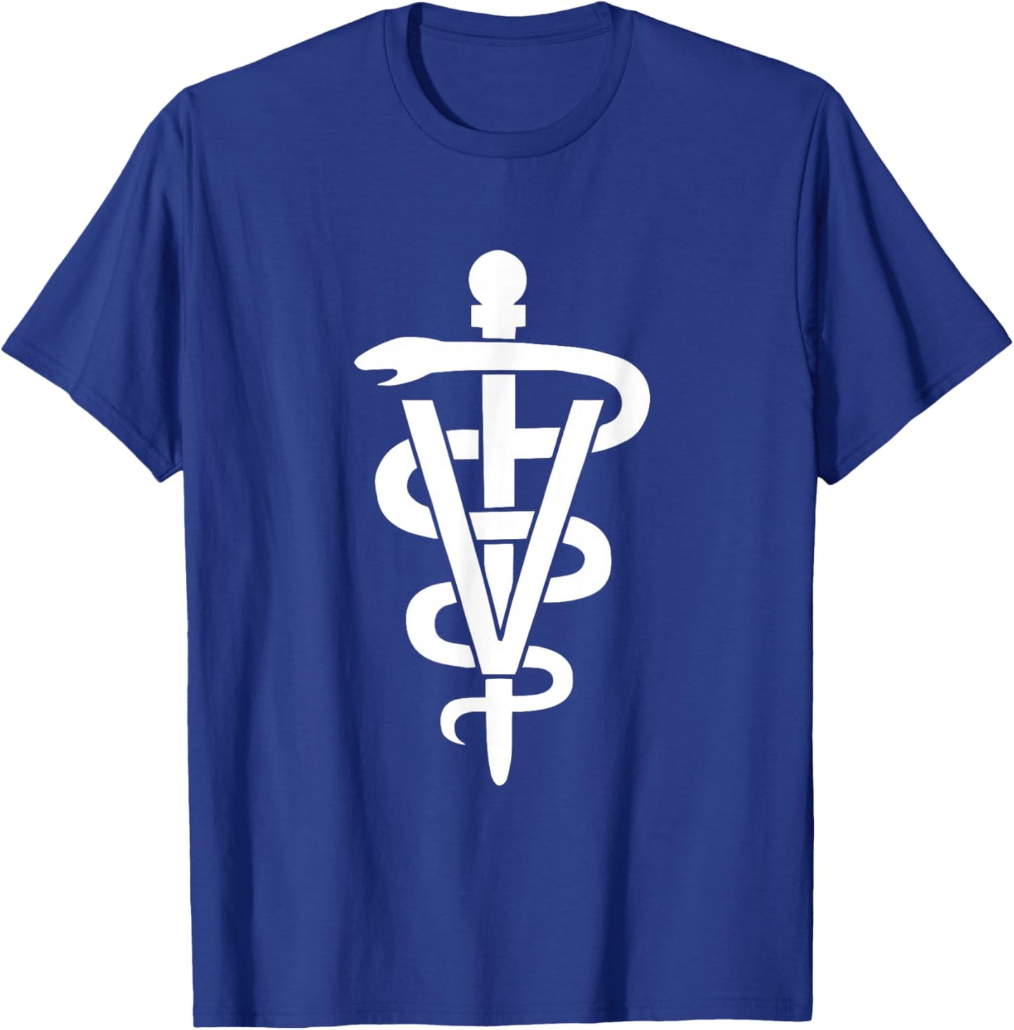 Veterinary Technician Logo Animal Medicine Pet Veterinarian T-Shirt - T-Shirt | Royal