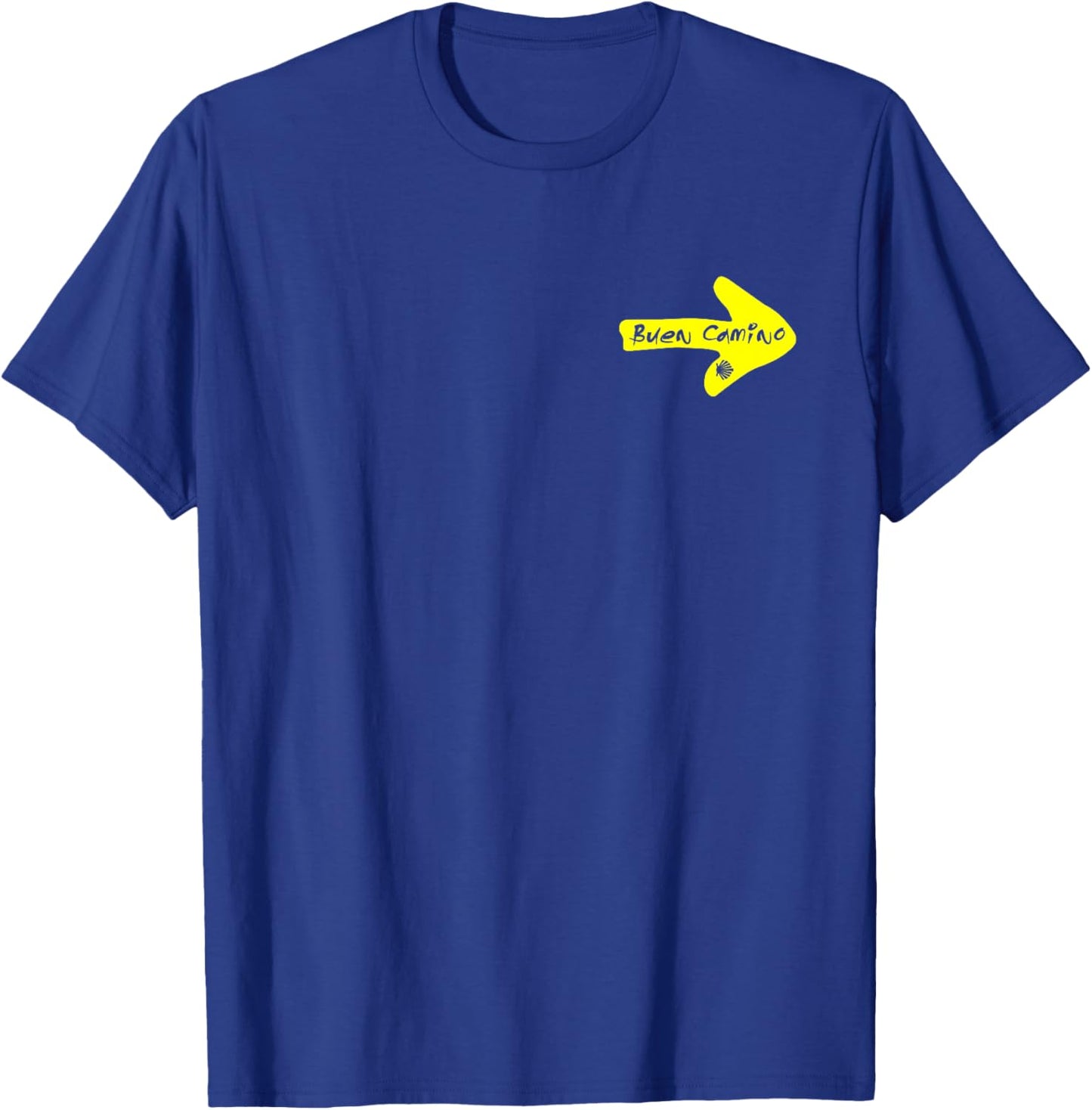 Camino de Santiago de Compostela Pilgrim Hiking St James Way T-Shirt - T-Shirt | Royal