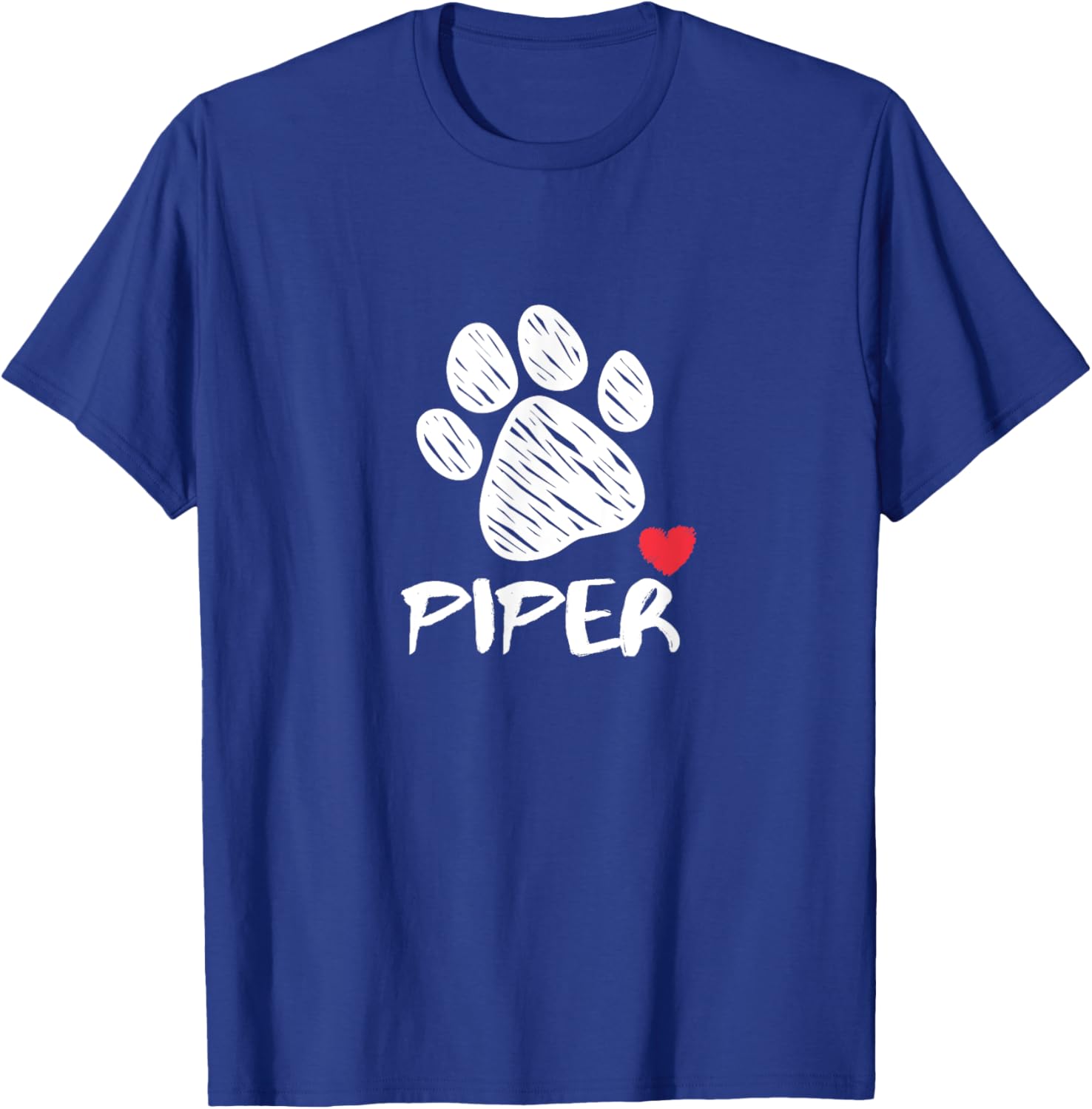 Piper My Dog Piper I love My Dog Piper Puppy Love Dog Lover T-Shirt - T-Shirt | Royal
