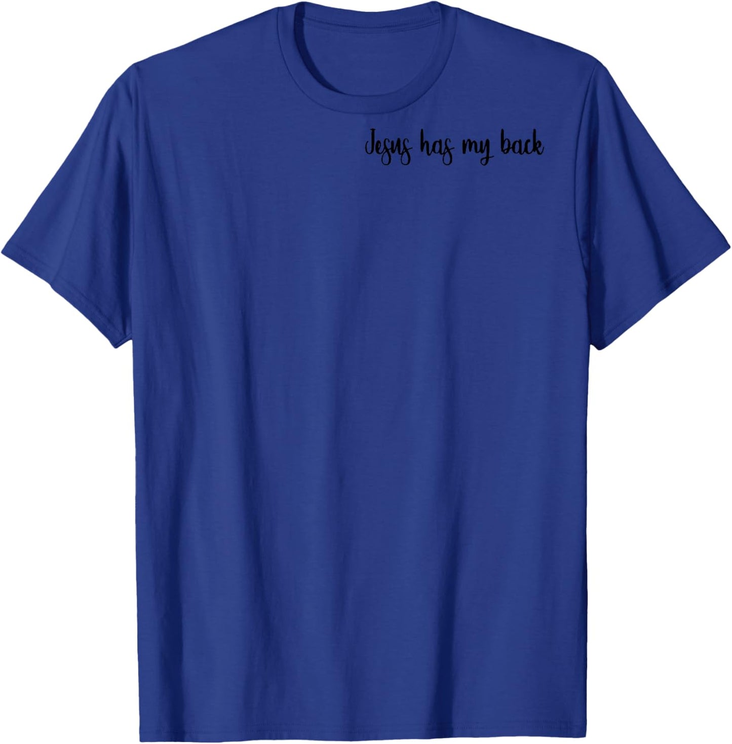 Jesus has my back - Christian Gifts Jesus Loves You Retro T-Shirt - T-Shirt | Royal