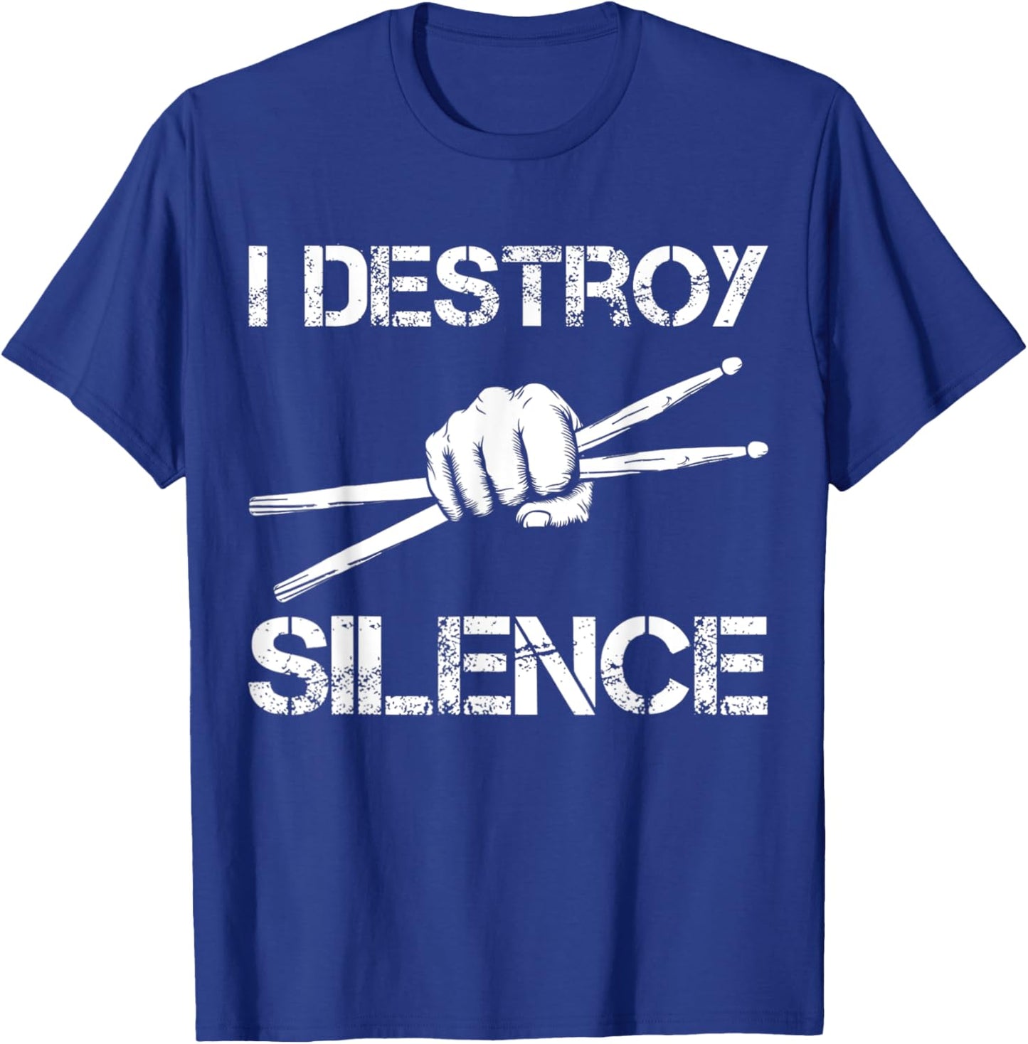 Drummer Art Drumsticks Men Women Drum Set Drumming Lovers T-Shirt - T-Shirt | Royal