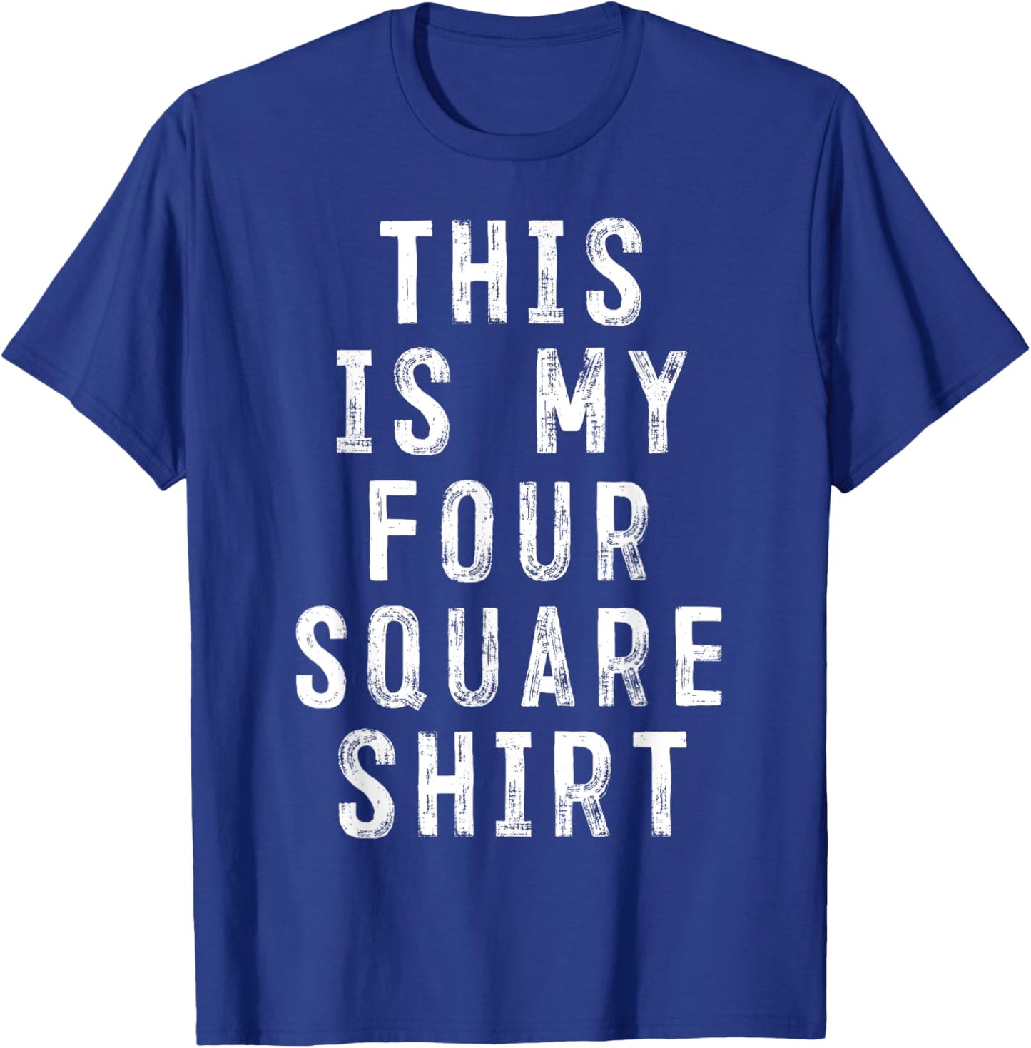 This Is My Four Square Shirt Player T-Shirt - T-Shirt | Royal
