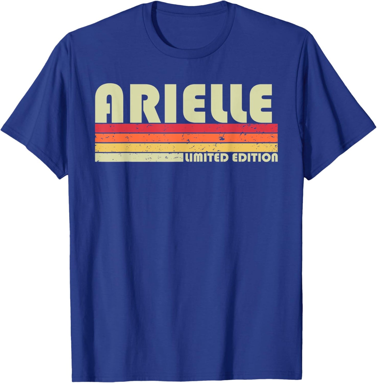 ARIELLE Name Personalized Retro Vintage 80s 90s Birthday T-Shirt - T-Shirt | Royal