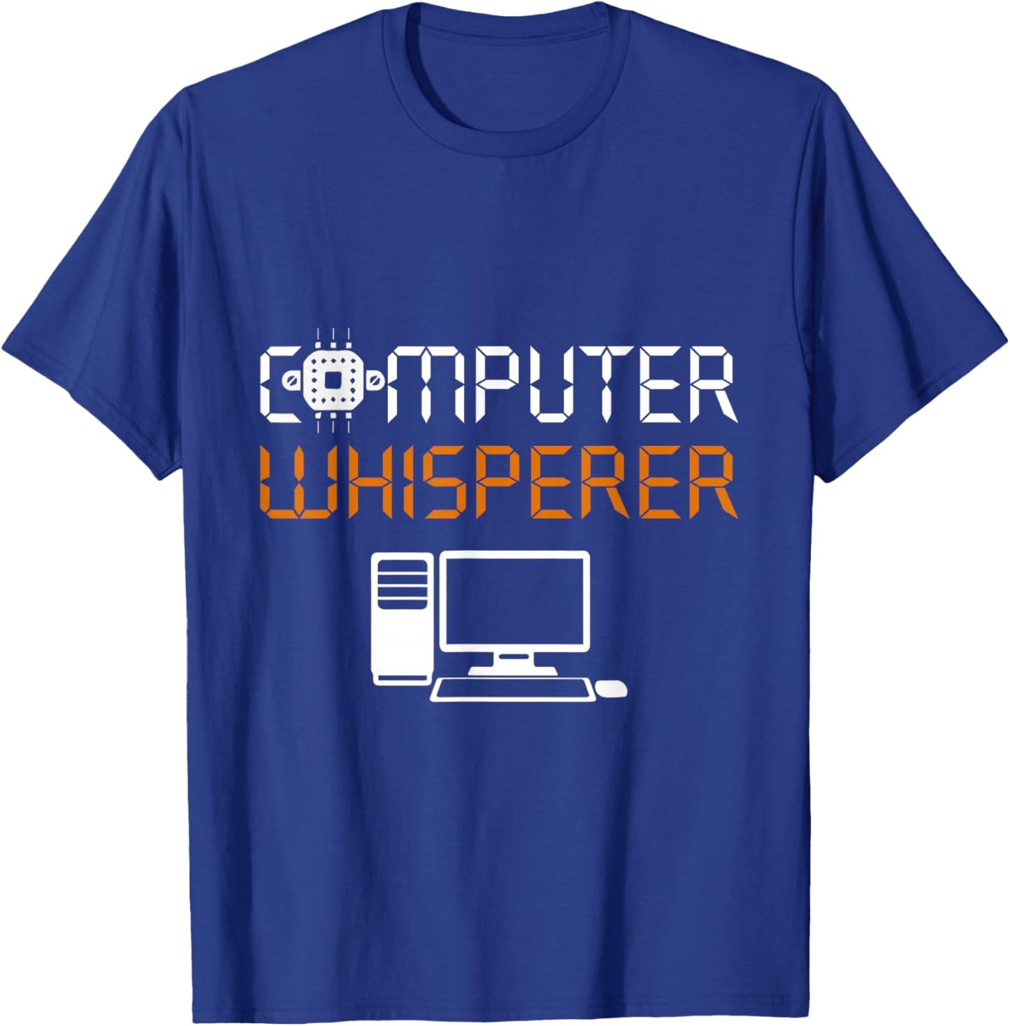 Computer Whisperer Programmer Costume Nerds Science Coding T-Shirt - T-Shirt | Royal