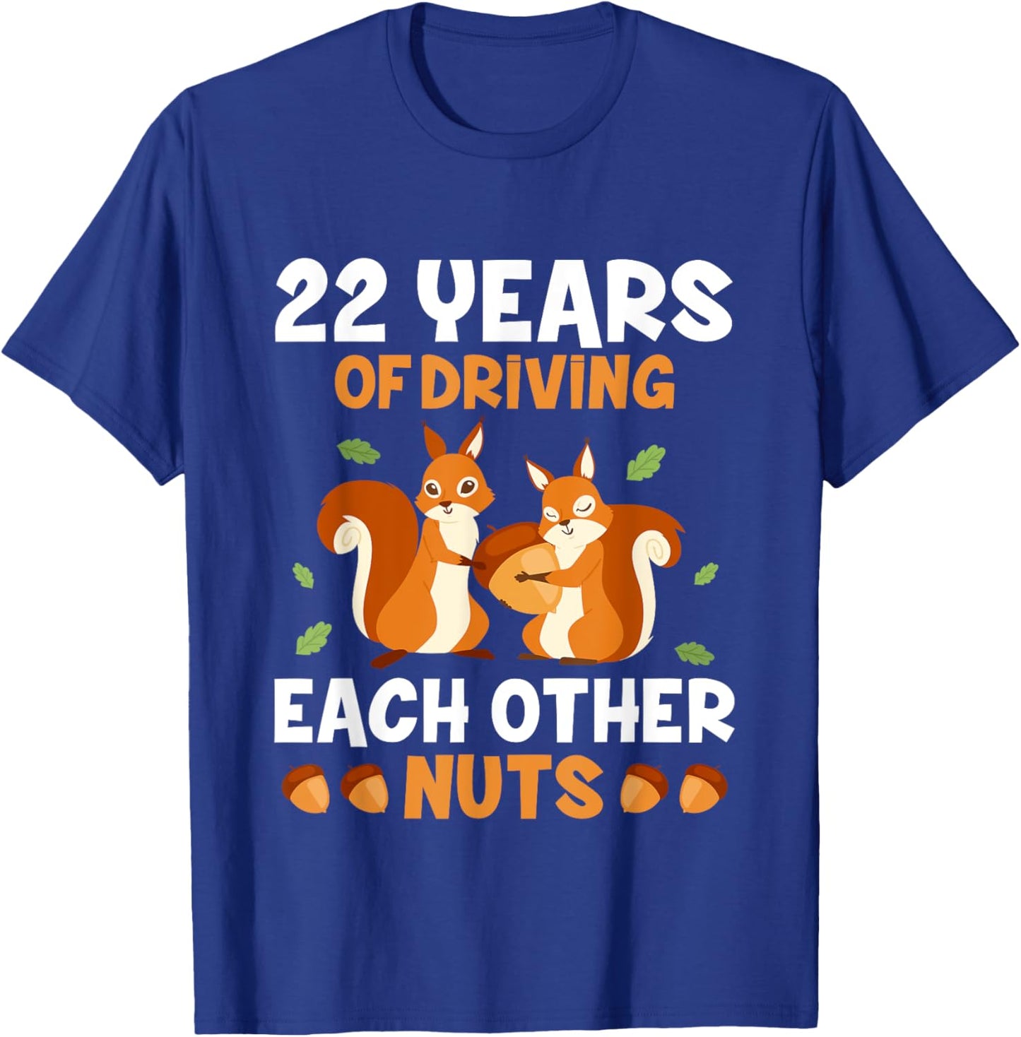 22nd 22-Year Wedding Anniversary Funny Couple T-Shirt - T-Shirt | Royal