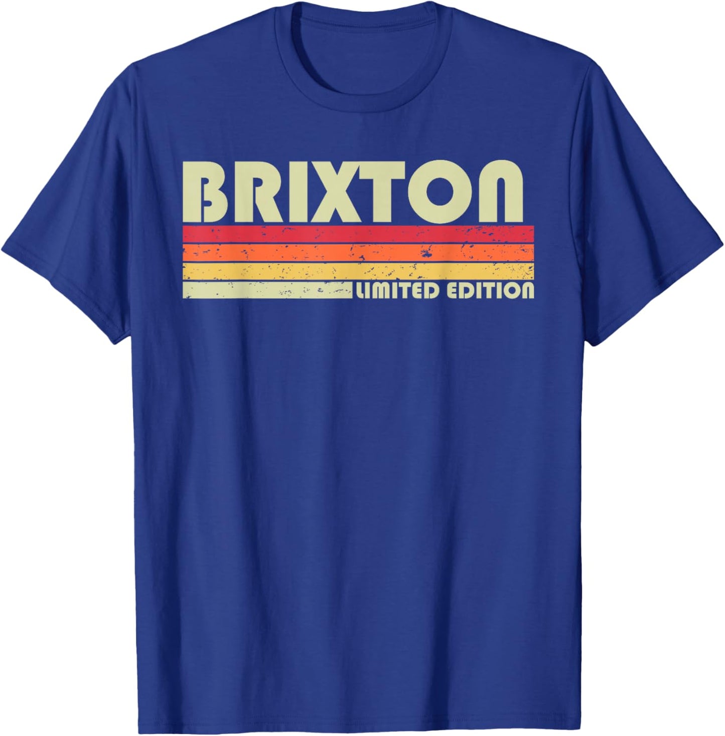Brixton Gift Name Personalized Funny Retro Vintage Birthday Small T-Shirt - T-Shirt | Royal