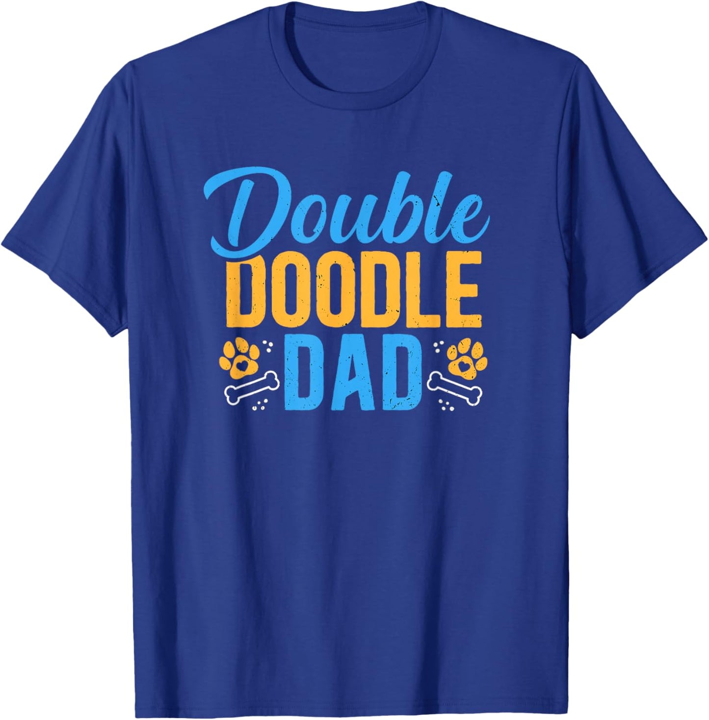 Double Doodle Dad Funny Dog Lovers T-Shirt - T-Shirt | Royal